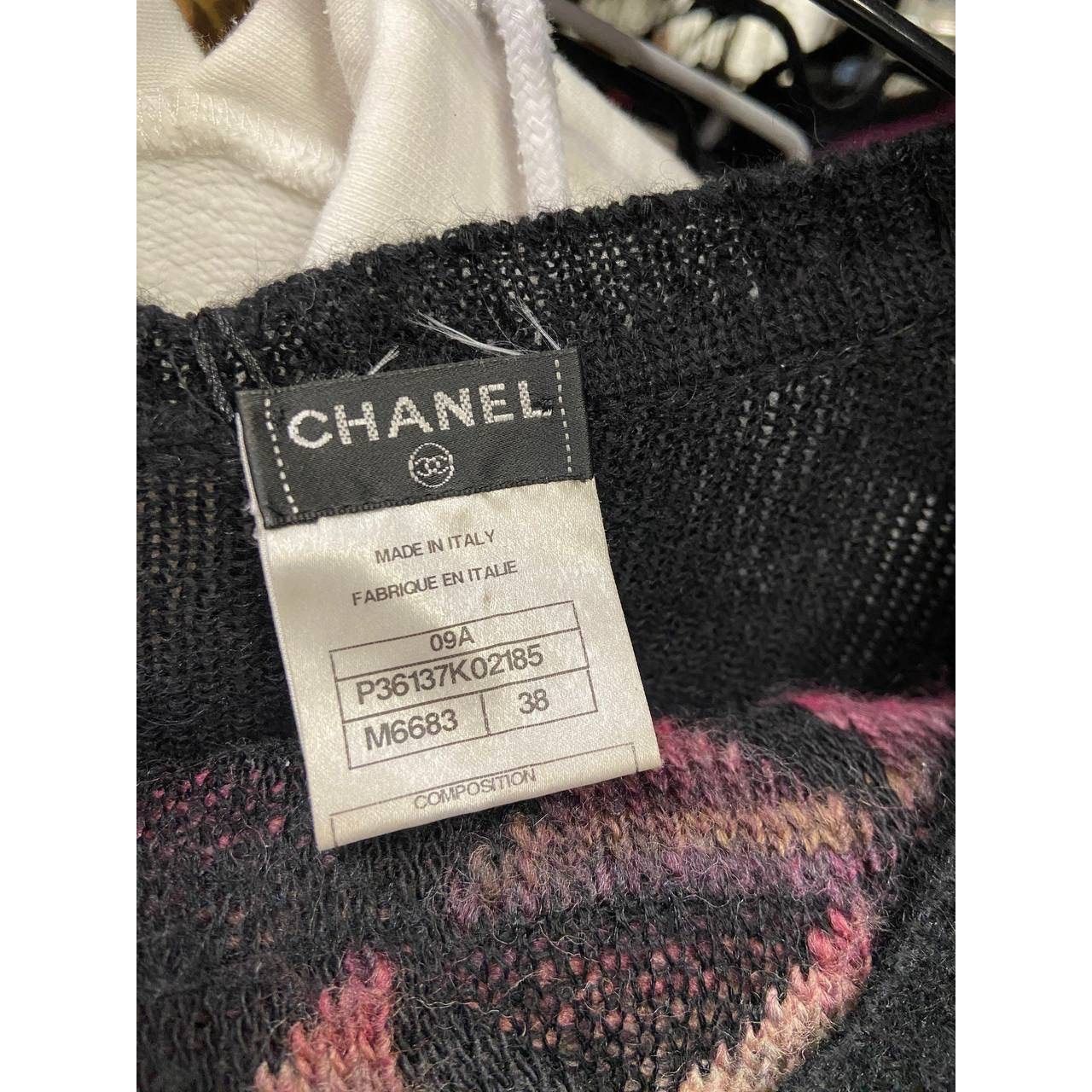 Chanel Chanel Geometric Knit Top & Skirt Set - Size38/ M Size M / US 6-8 / IT 42-44 - 7 Thumbnail