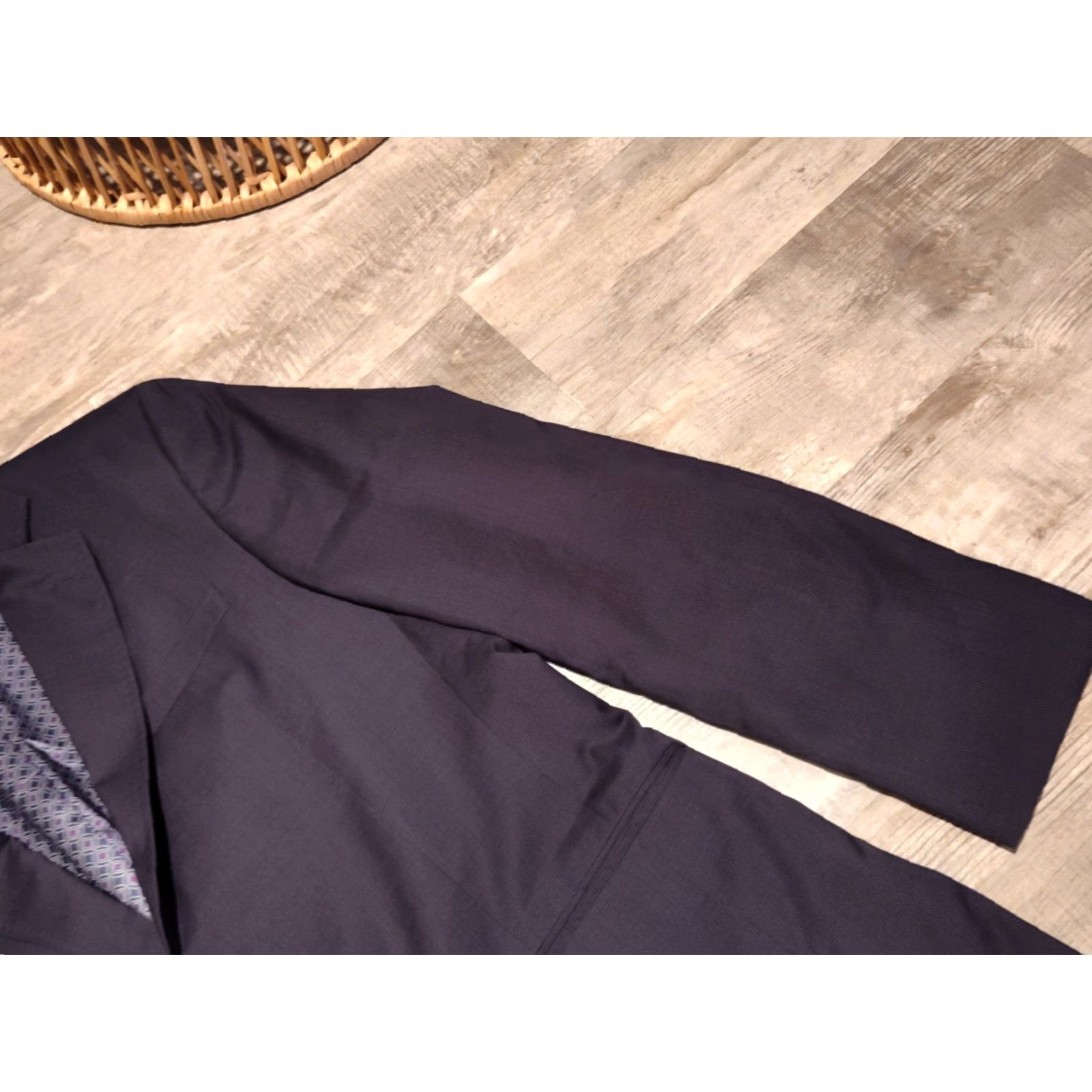 Ted Baker VINTAGE Ted Baker London Wool Suit Jacket Blazer Men's 42L Blue Formal Party Wedding Business Gift Size 42L - 4 Thumbnail