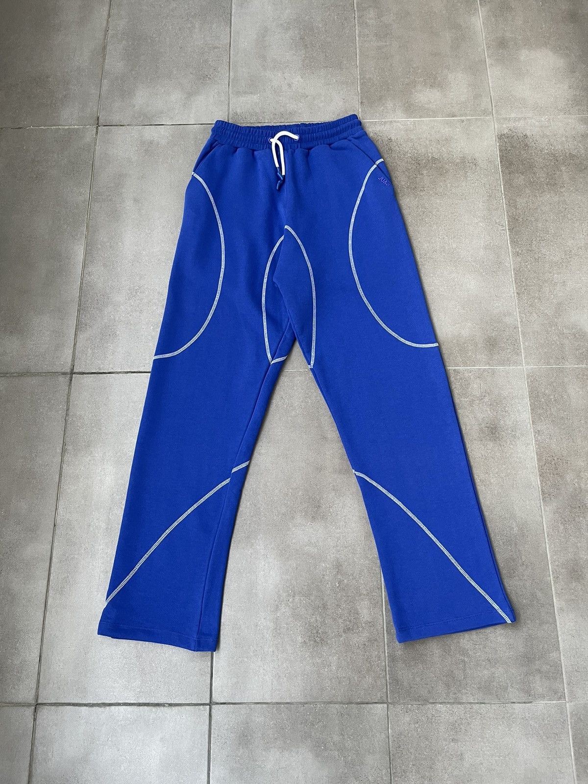 Saul Nash !DS! SS23 Saul Nash Blue Overlock Stitch Lounge Pants Size US 36 / EU 52 - 8 Thumbnail