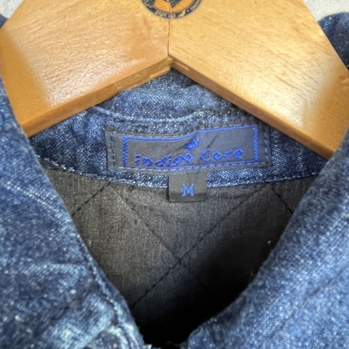 Other Vintage 90s Navy Quilted Denim Jacket Size M Size US M / EU 48-50 / 2 - 6 Thumbnail