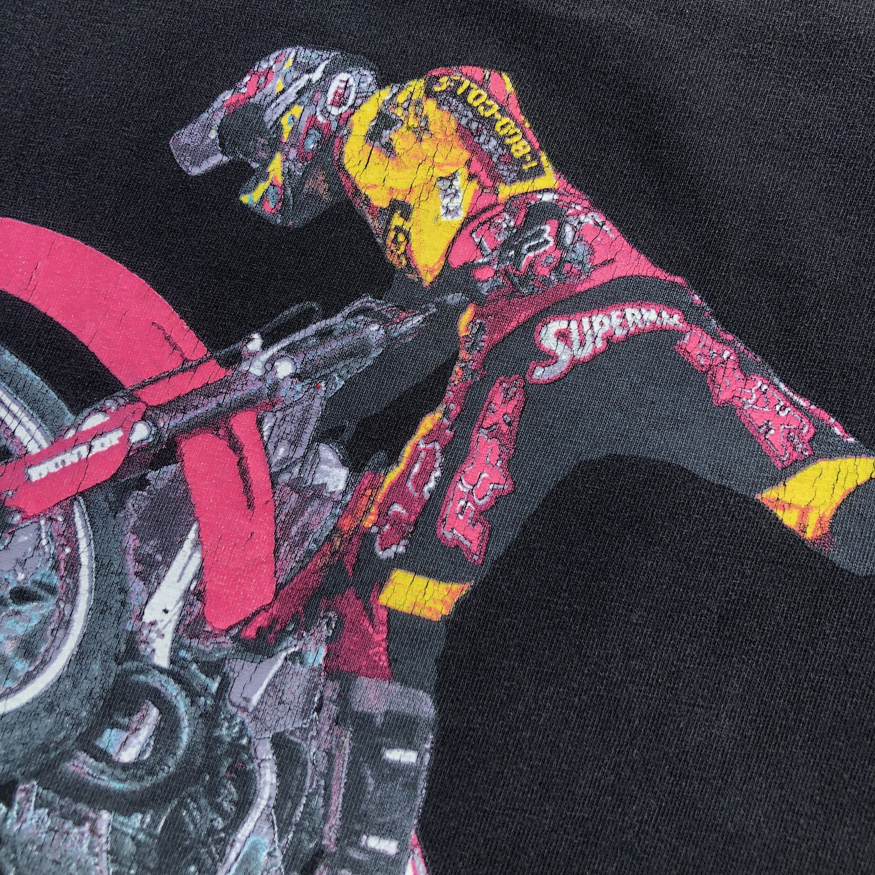 Fox Racing Vintage 90s Fox Racing Jeremy Mcgrath Tee Size US XL / EU 56 / 4 - 7 Thumbnail
