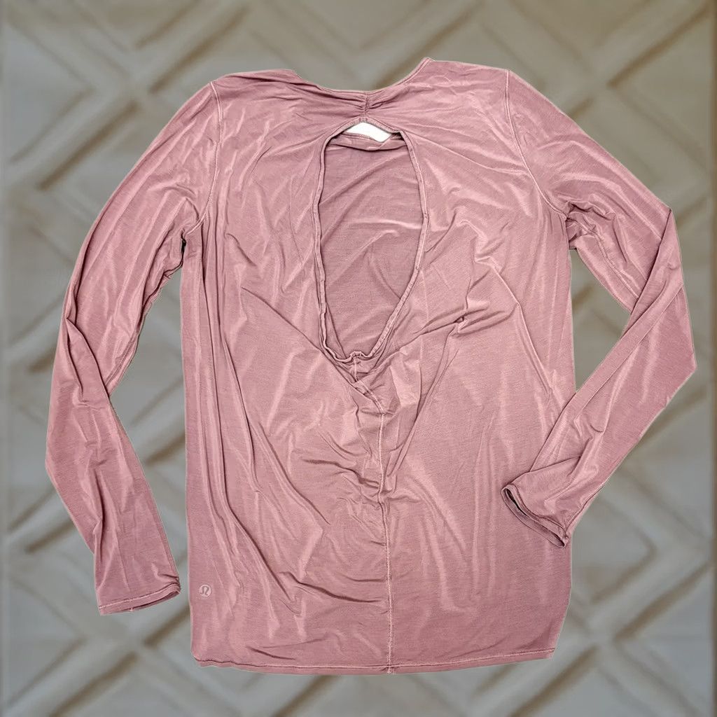 Lululemon Lululemon Deep Stretch Long Sleeve Cinch Top Arctic Plum 6 Women Size M / US 6-8 / IT 42-44 - 1 Thumbnail