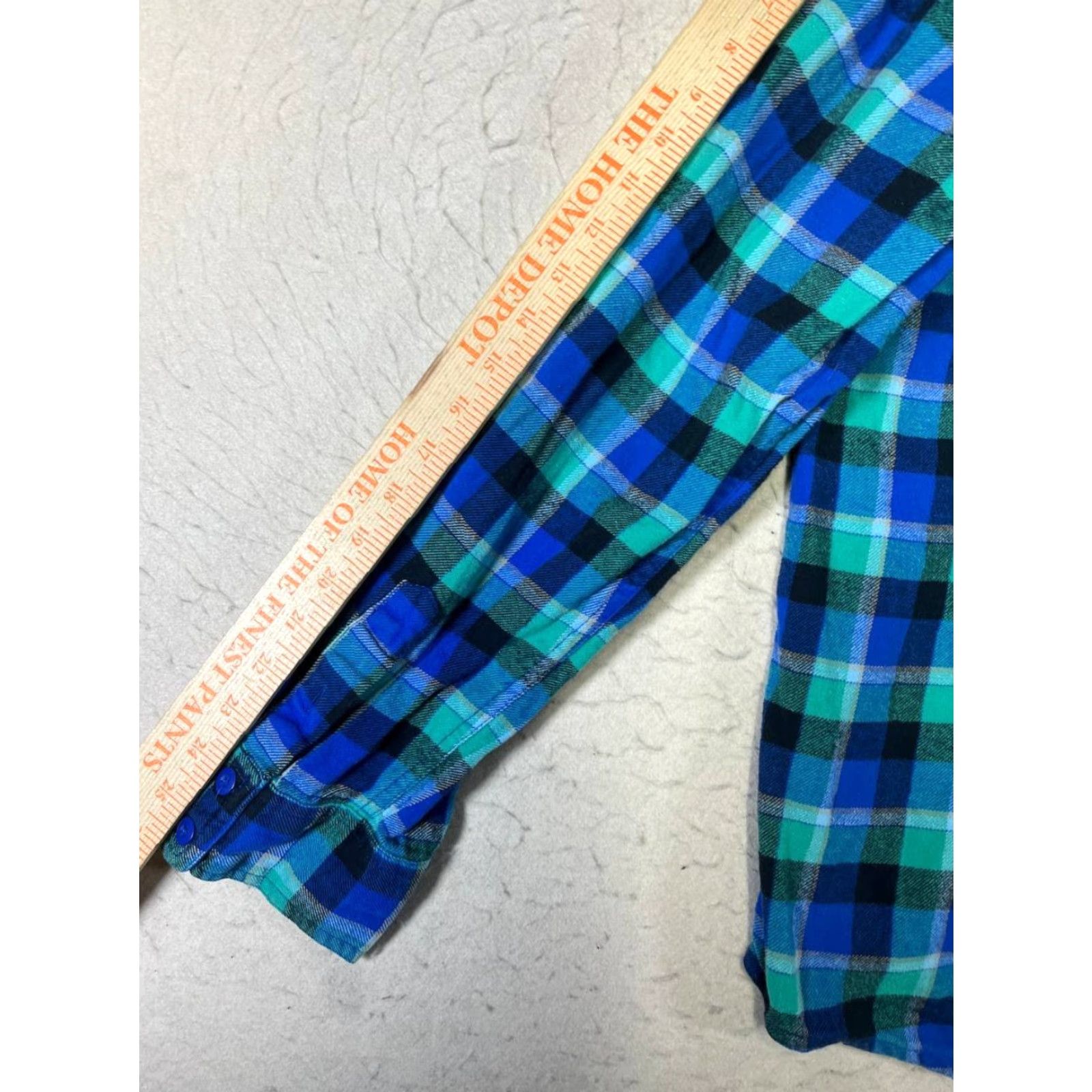 Vintage VINTAGE Op Button Up Shirt Men XL Plaid Long Sleeve Cotton Missing Buttons Pic Shirt Op Button Up XL Blue Cotton Plaid Casual Men Blues Boys? Size US XL / EU 56 / 4 - 5 Thumbnail