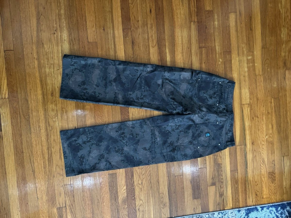 Other Bootleg Black Digital Camo Double Knee Pants Size US 36 / EU 52 - 3 Thumbnail