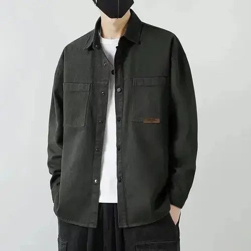 Designer × Japanese Brand Autumn Men's Long Sleeve Cargo Shirt Casual Size US M / EU 48-50 / 2 - 2 Thumbnail