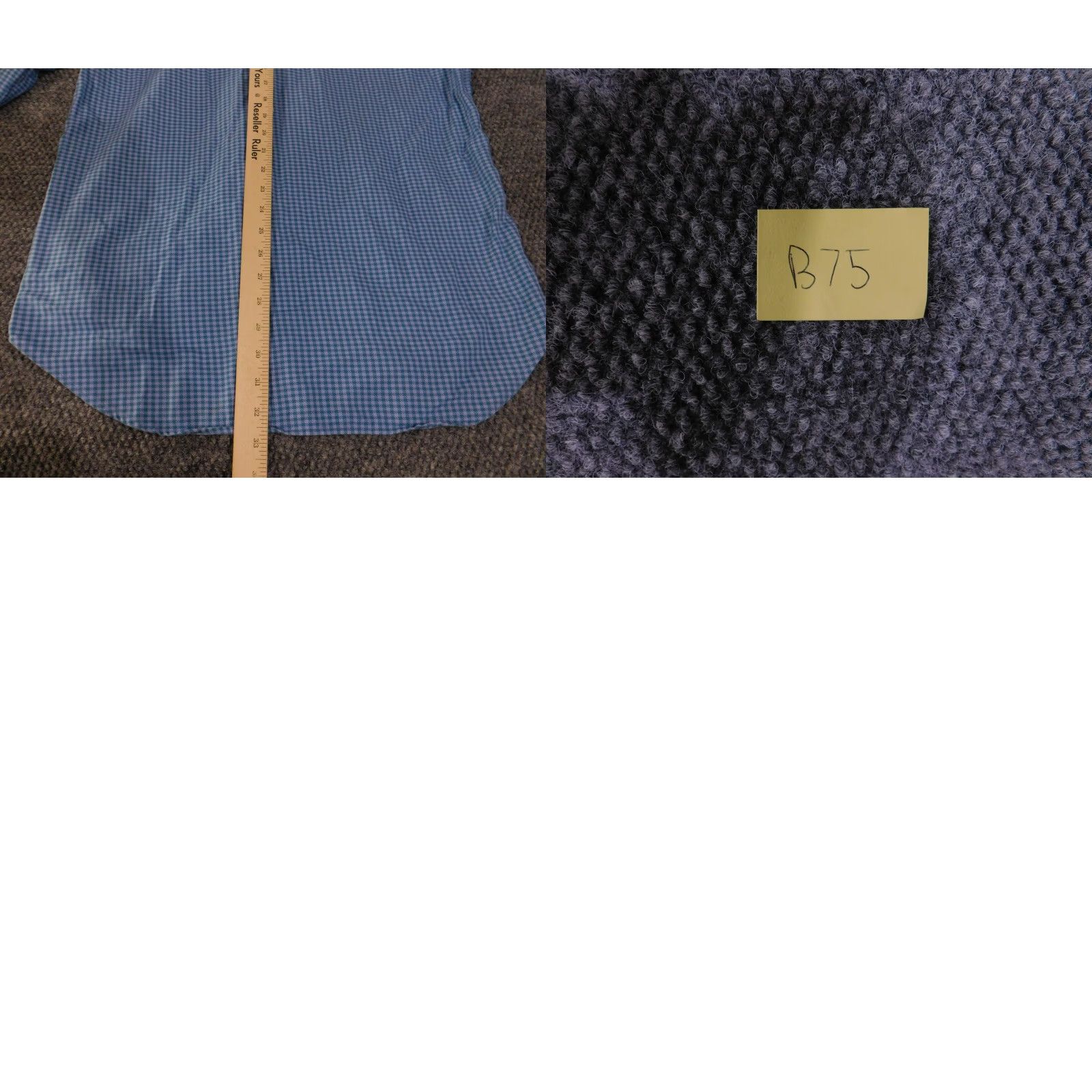 Pinko Thomas Pink Shirt Large Blue Houndstooth Slim Casual Long Sleeve Button Up Mens Size US L / EU 52-54 / 3 - 10 Thumbnail