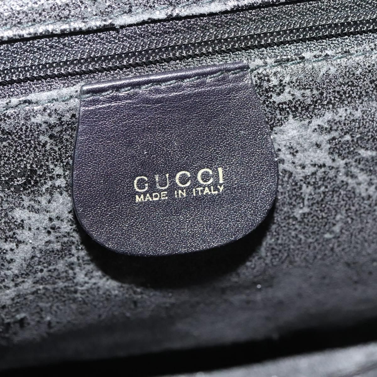 Gucci GUCCI GG Canvas Hand Bag Black Gold 000 2058 000 2058 Size ONE SIZE - 7 Thumbnail