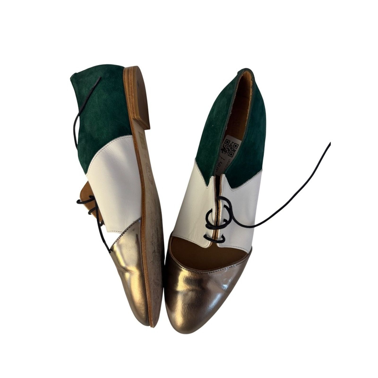 & Other Stories Handmade Leather Oxfords Shoes Designed in Copenhagen Size US 7.5 / IT 37.5 - 1 Thumbnail