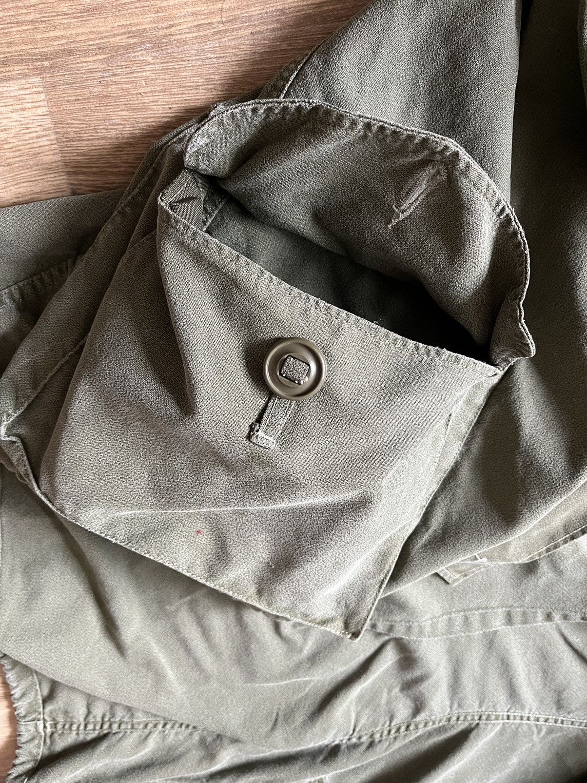 Vintage Vintage 1967 US Army OG-107 Combat Jacket, Quarpel Treated Size US XL / EU 56 / 4 - 11 Thumbnail