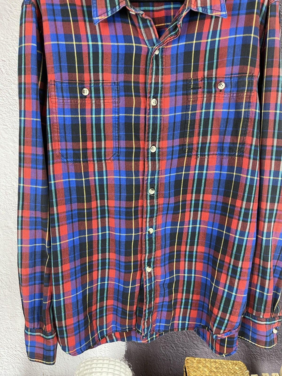Flannel Levi’s vintage y2k multicolour flannel long sleeve shirt Size US XL / EU 56 / 4 - 6 Thumbnail