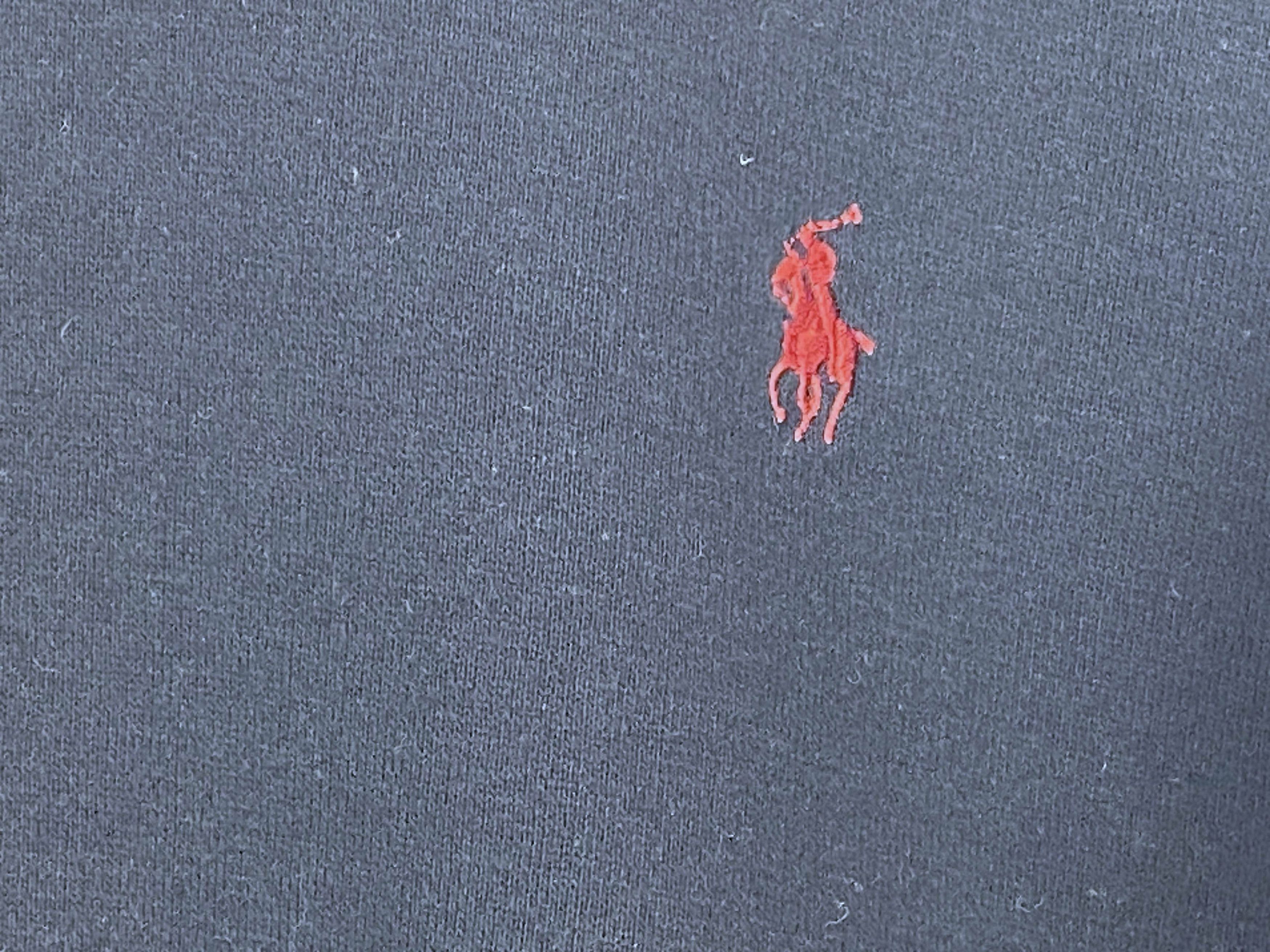 Polo Ralph Lauren × Vintage Vintage Polo Ralph Lauren Distressed Logo Pullover Blue 90s Size US L / EU 52-54 / 3 - 8 Thumbnail