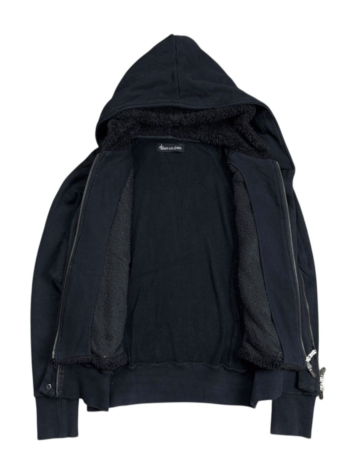 14th Addiction 2000s Maruaka Shoji - Double Chest Zip Hoodie Size US M / EU 48-50 / 2 - 4 Thumbnail