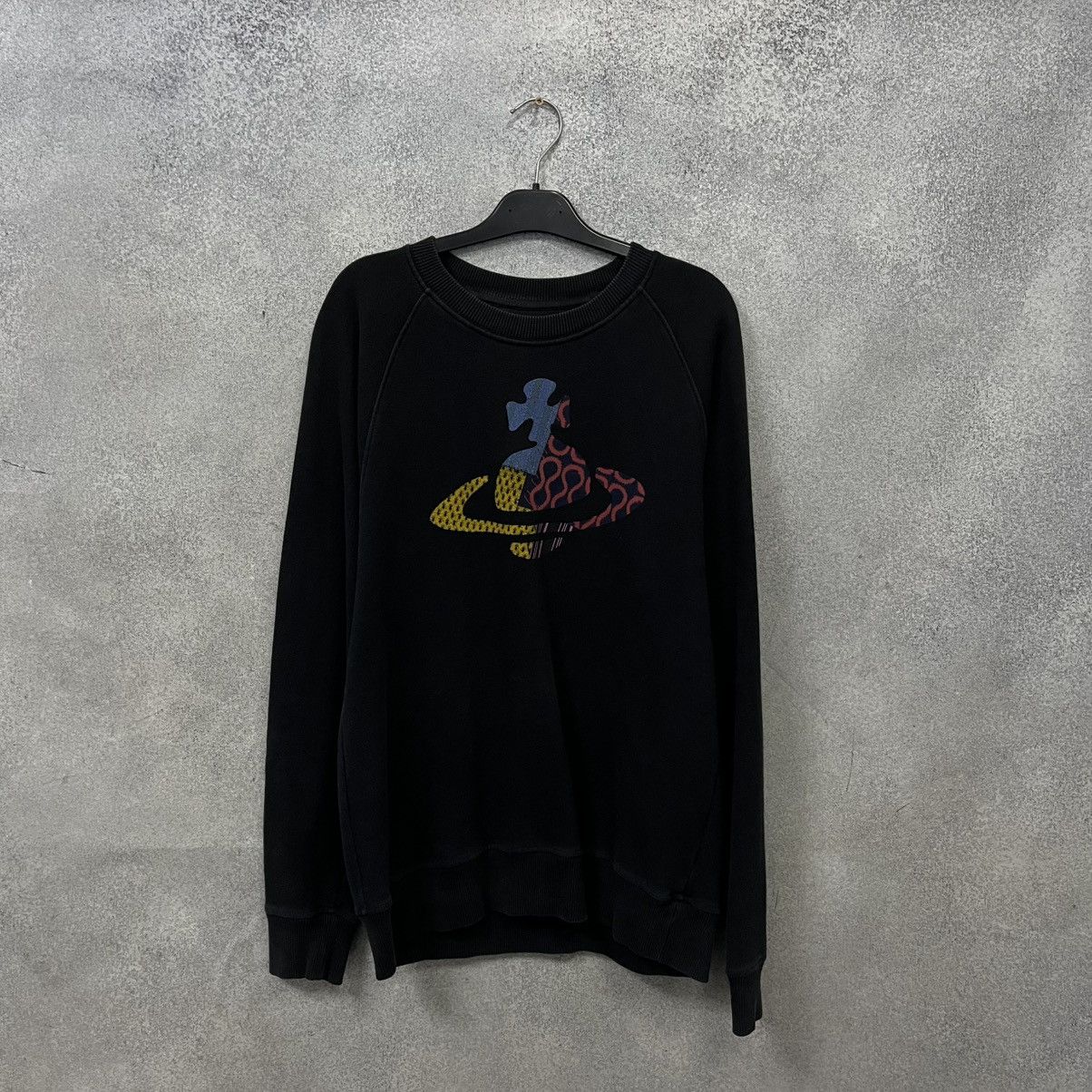 Vivienne Westwood Vintage Vivienne Westwood Sweatshirt Big Logo Orb Pullover Size US XS / EU 42 / 0 - 1 Thumbnail