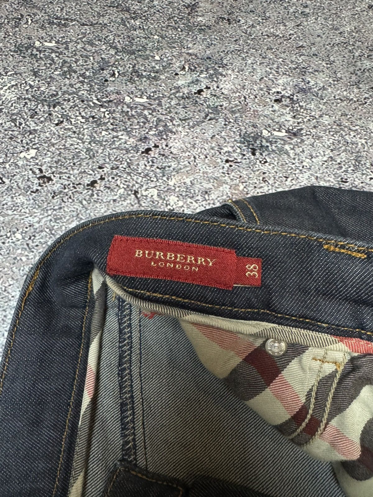 Burberry × Vintage 💥VERY RARE VINTAGE BURBERRY LONDON BIG LOGO JEANS Size 26" / US 2 / IT 38 - 20 Thumbnail