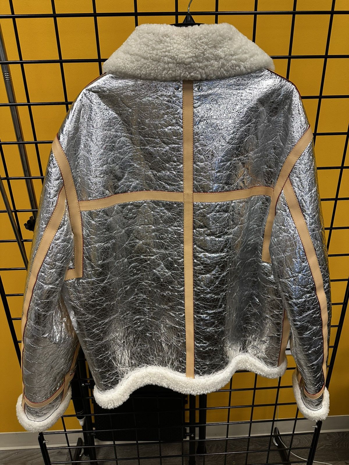 Louis Vuitton Louis Vuitton Monogram Mirror Shearling Jacket Size US XXL / EU 58 / 5 - 3 Thumbnail