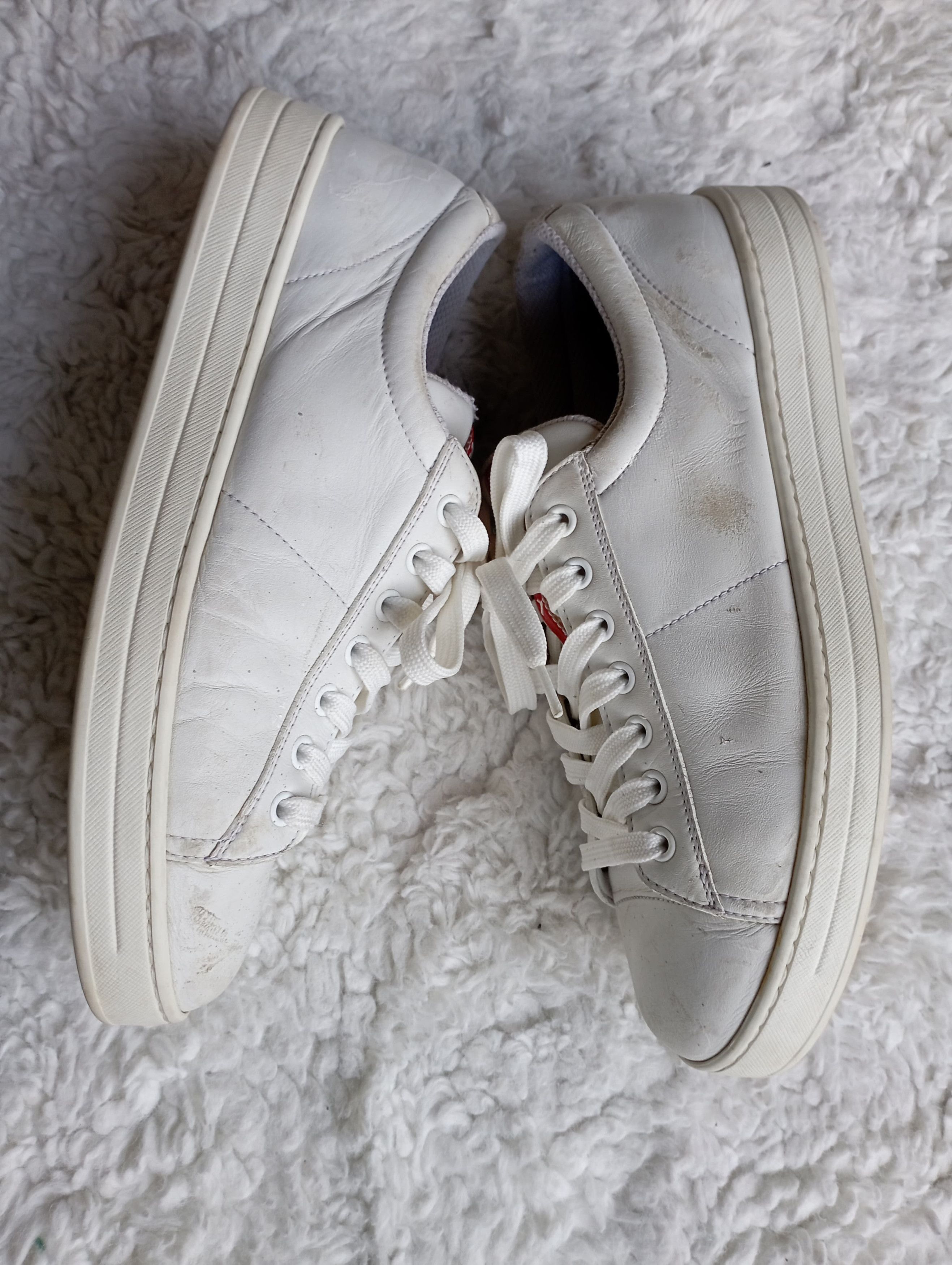 Prada Prada White Classic Shoes w/ Rubber Soles Size UK 7 Men US 9 Size US 7.5 / EU 40-41 - 7 Thumbnail