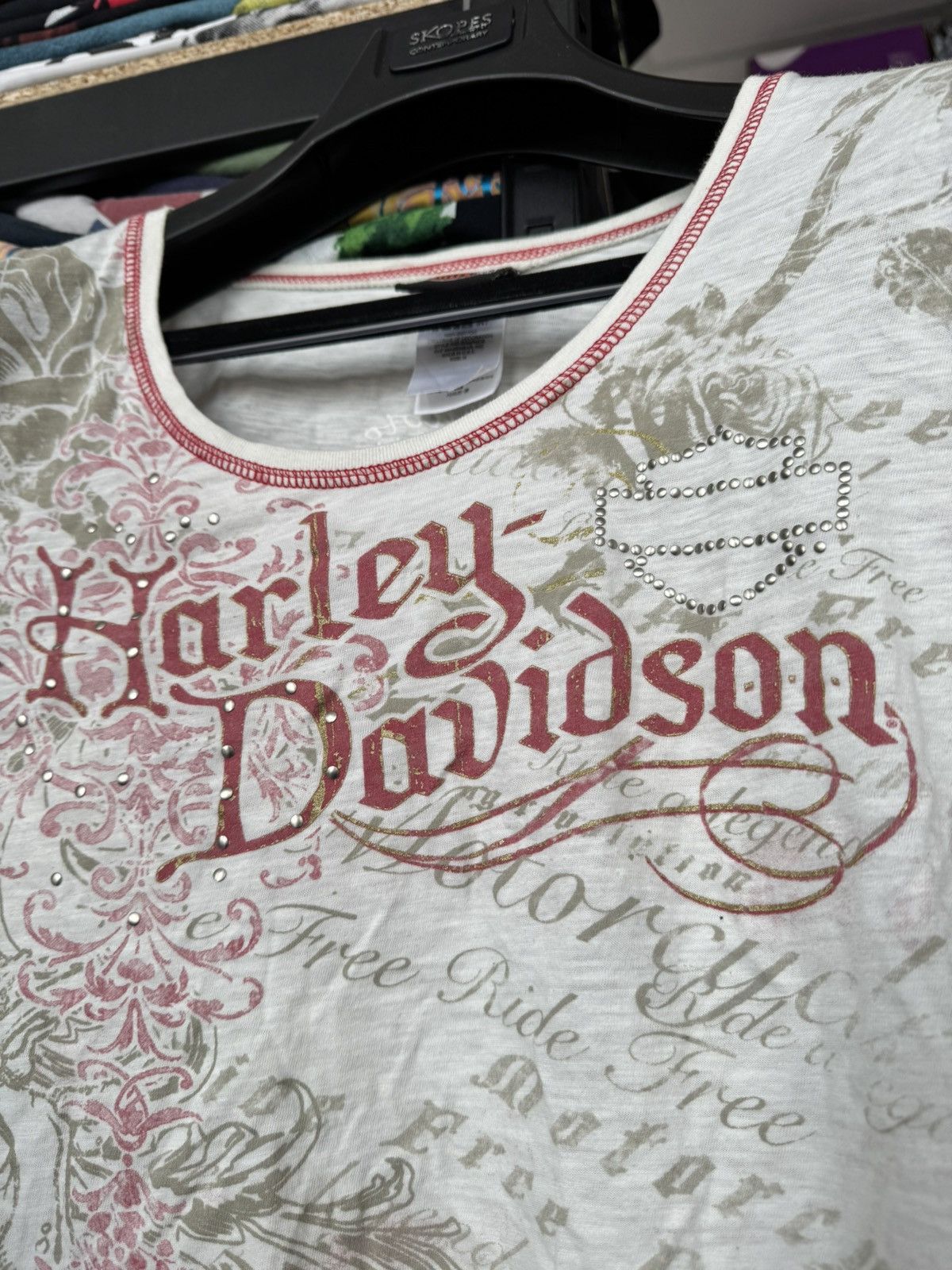 Vintage Vintage Harley Davidson long sleeve wmns Size M / US 6-8 / IT 42-44 - 3 Thumbnail