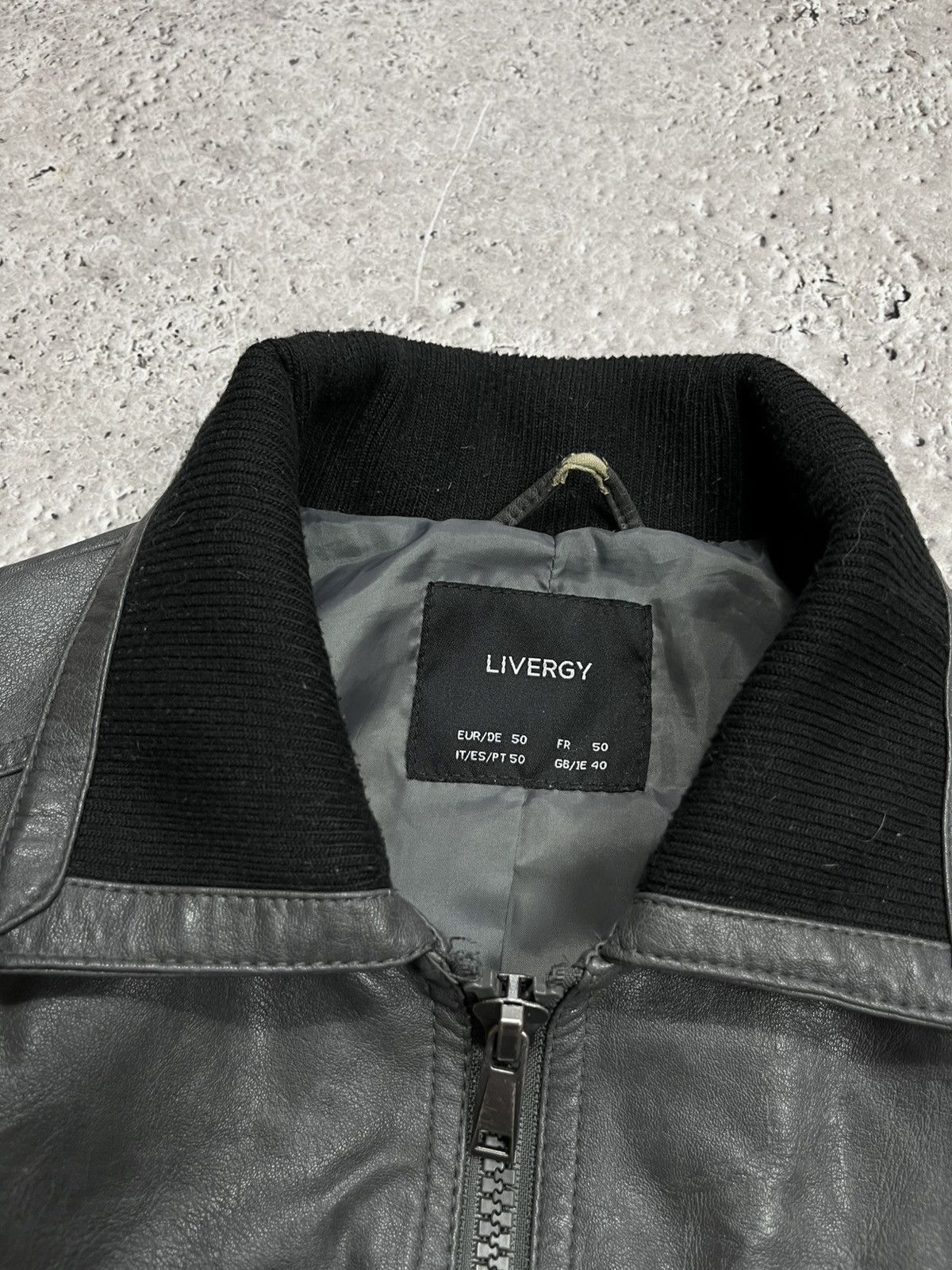 Other Livergy Faux Leather Bomber Jacket Mens Size 50 Black Flight Size US M / EU 48-50 / 2 - 4 Thumbnail
