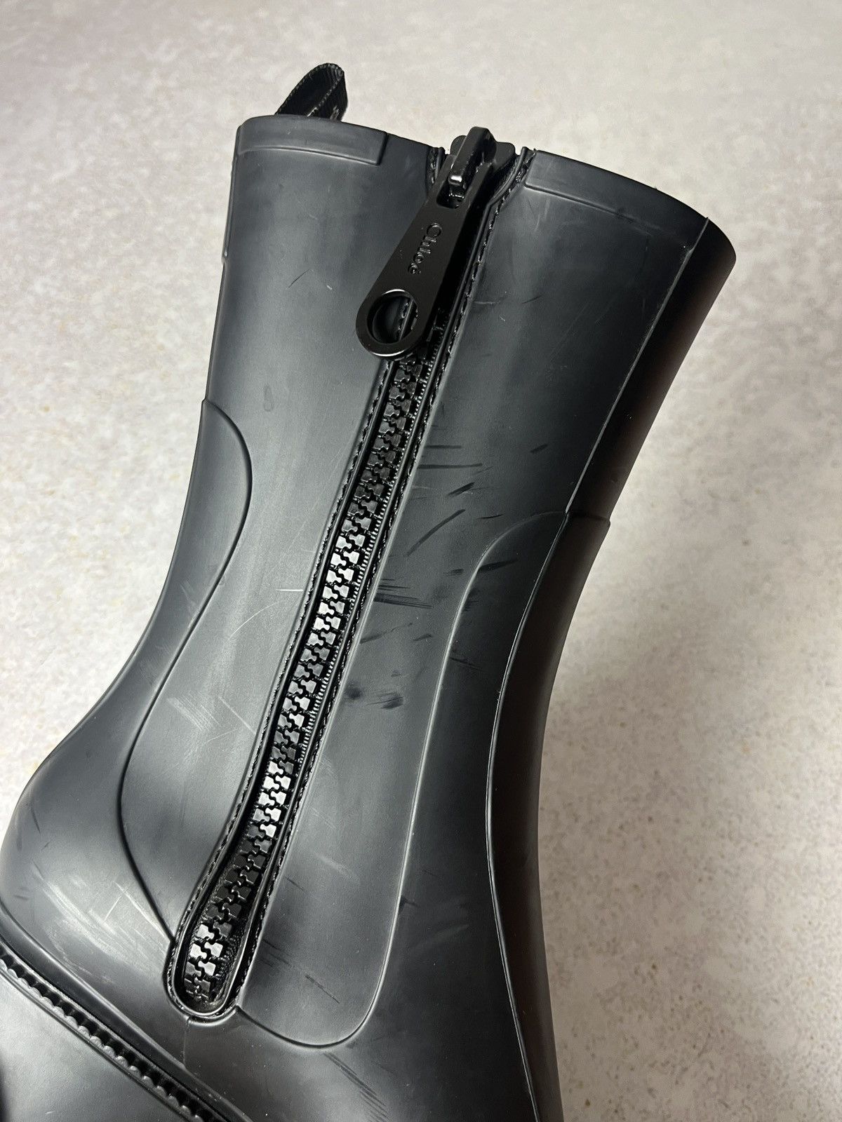 Chloe DDP CHLOE Betty Rain Boots Black Womens Luxury Size US 8 / IT 38 - 13 Thumbnail