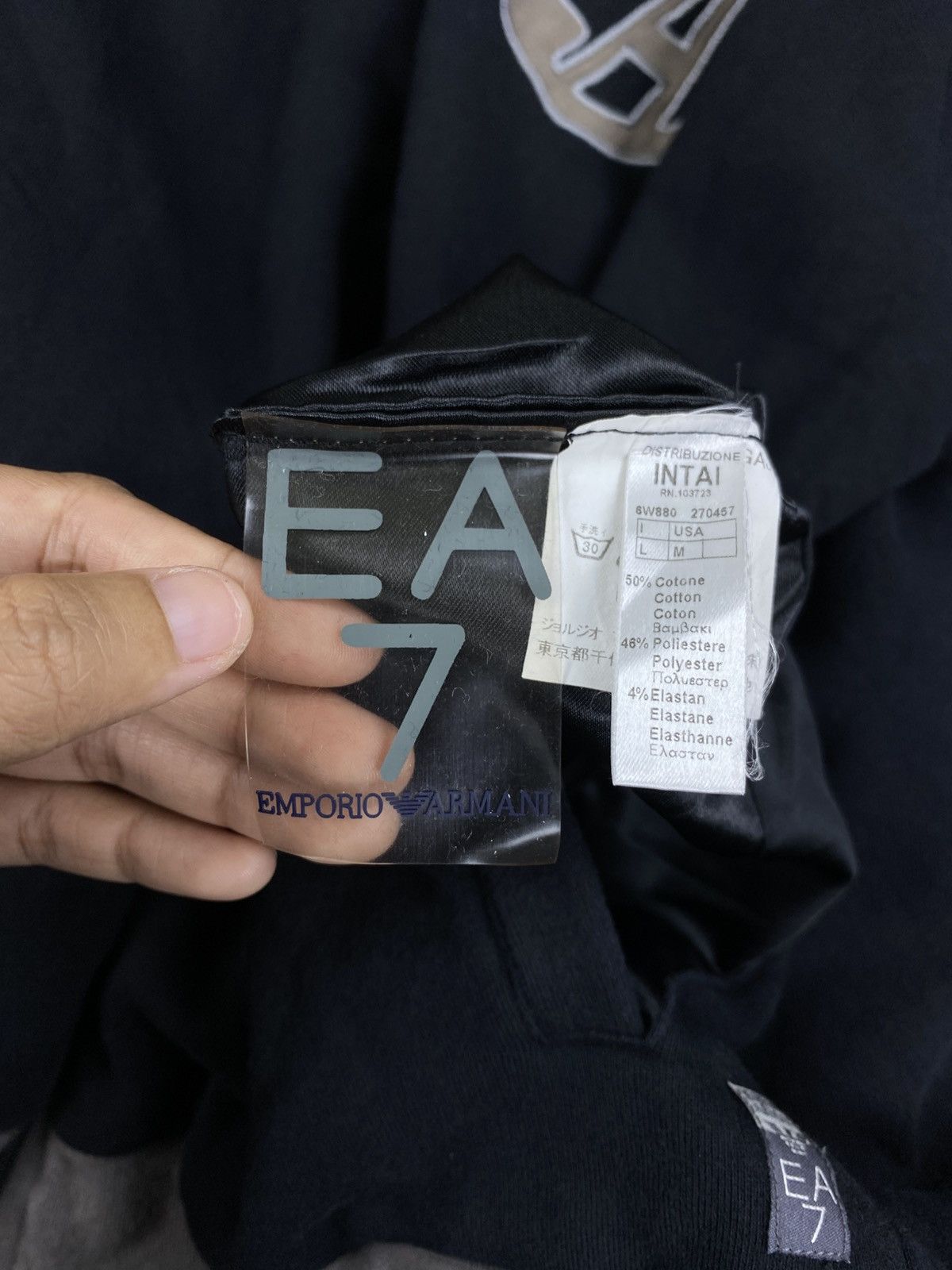 Emporio Armani 🔥Emporio Armani EA7 Big Logo Spellout Reversible Jacket Size US L / EU 52-54 / 3 - 13 Thumbnail