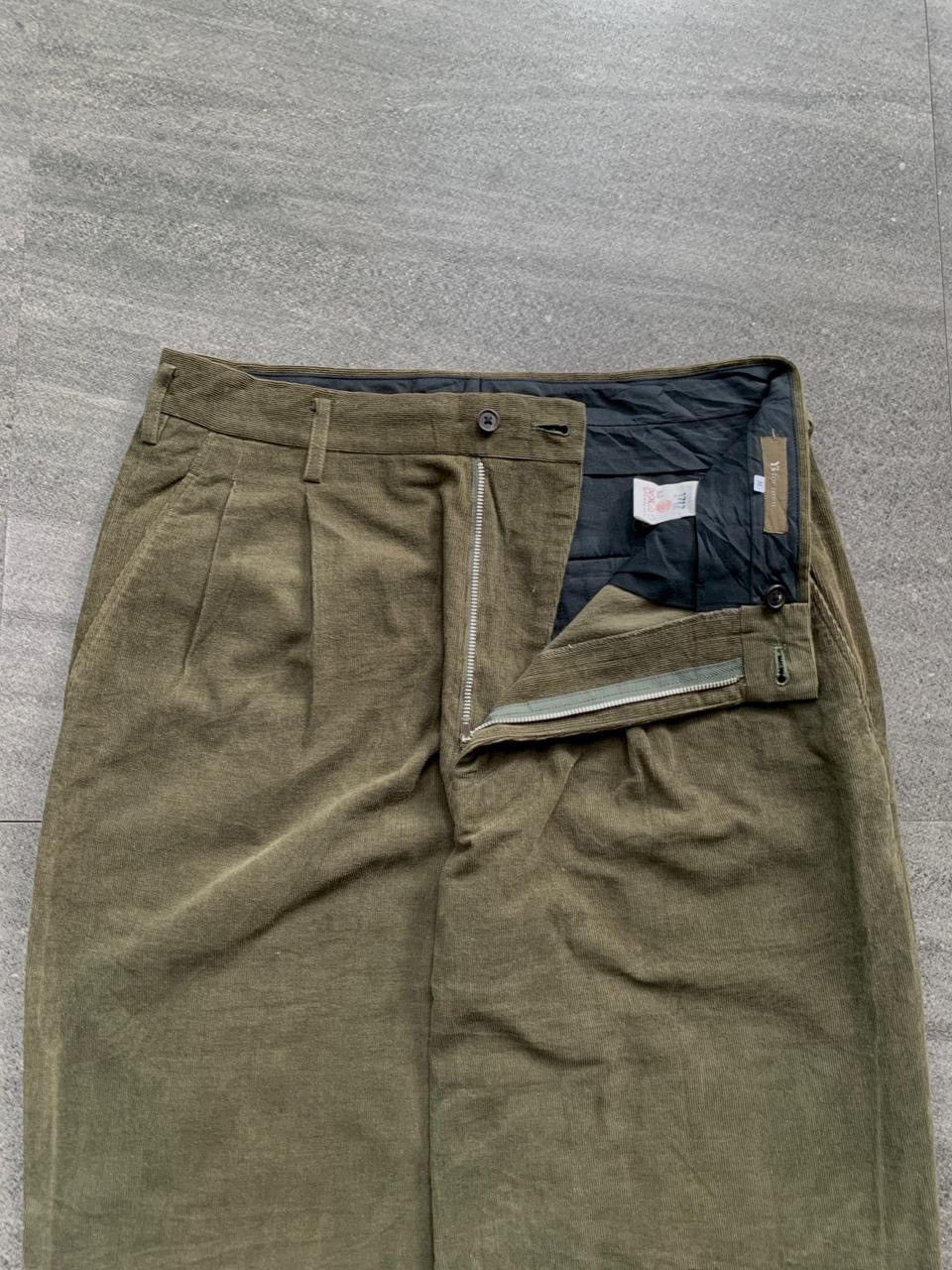 Yohji Yamamoto FREE TAX! Ys for Men Wideleg Light Cotton Corduroy Pants Size US 32 / EU 48 - 3 Thumbnail