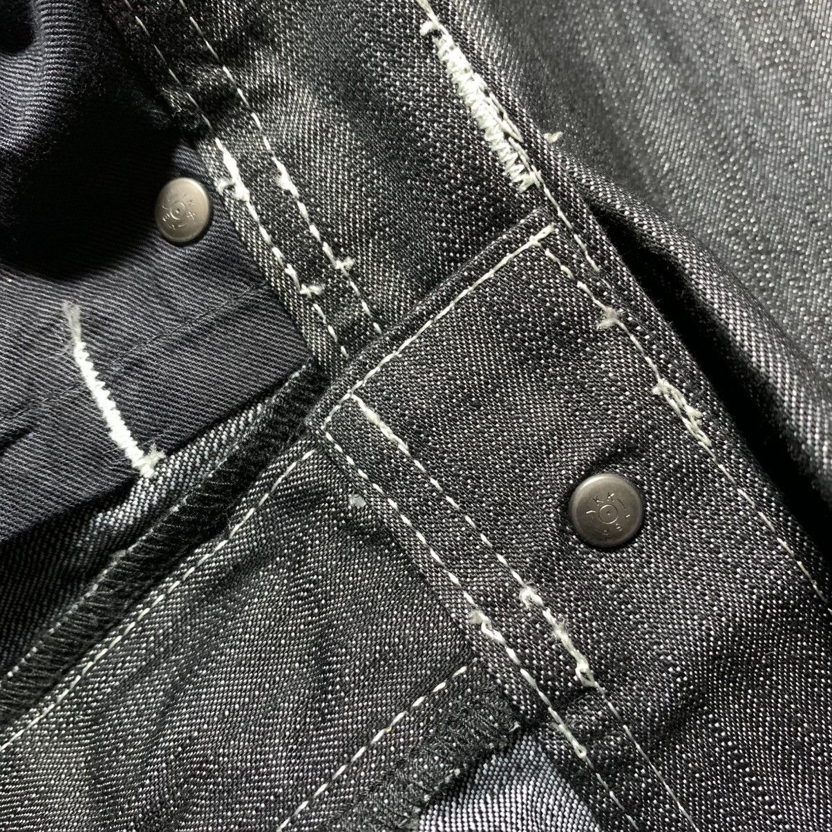 Japanese Brand Tete Homme Issey Miyake Zipper On Front Denim Pants Size US 30 / EU 46 - 11 Thumbnail