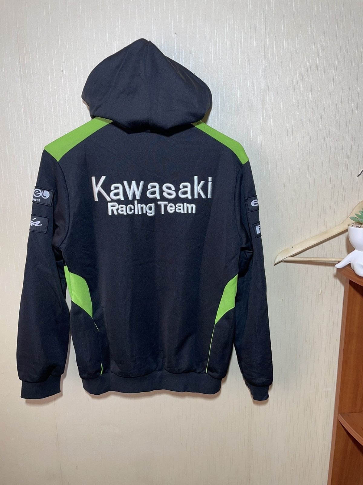 Vintage Kawasaki vintage racing zip hoodie Size US S / EU 44-46 / 1 - 3 Thumbnail