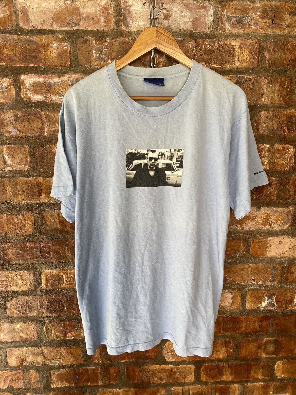 Vintage 1990s OG 🔥Taxi Driver Poem by Tsunami Work Japan Size US L / EU 52-54 / 3 - 2 Thumbnail