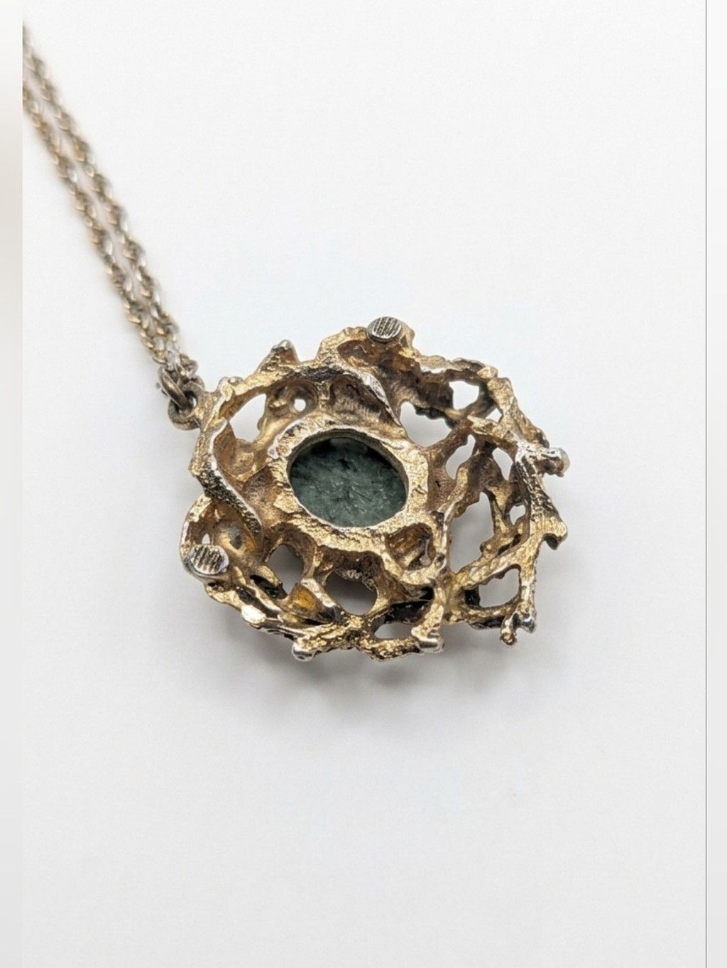 Other Vintage Mid Century Brutalist Statement Necklace Green Size ONE SIZE - 3 Thumbnail