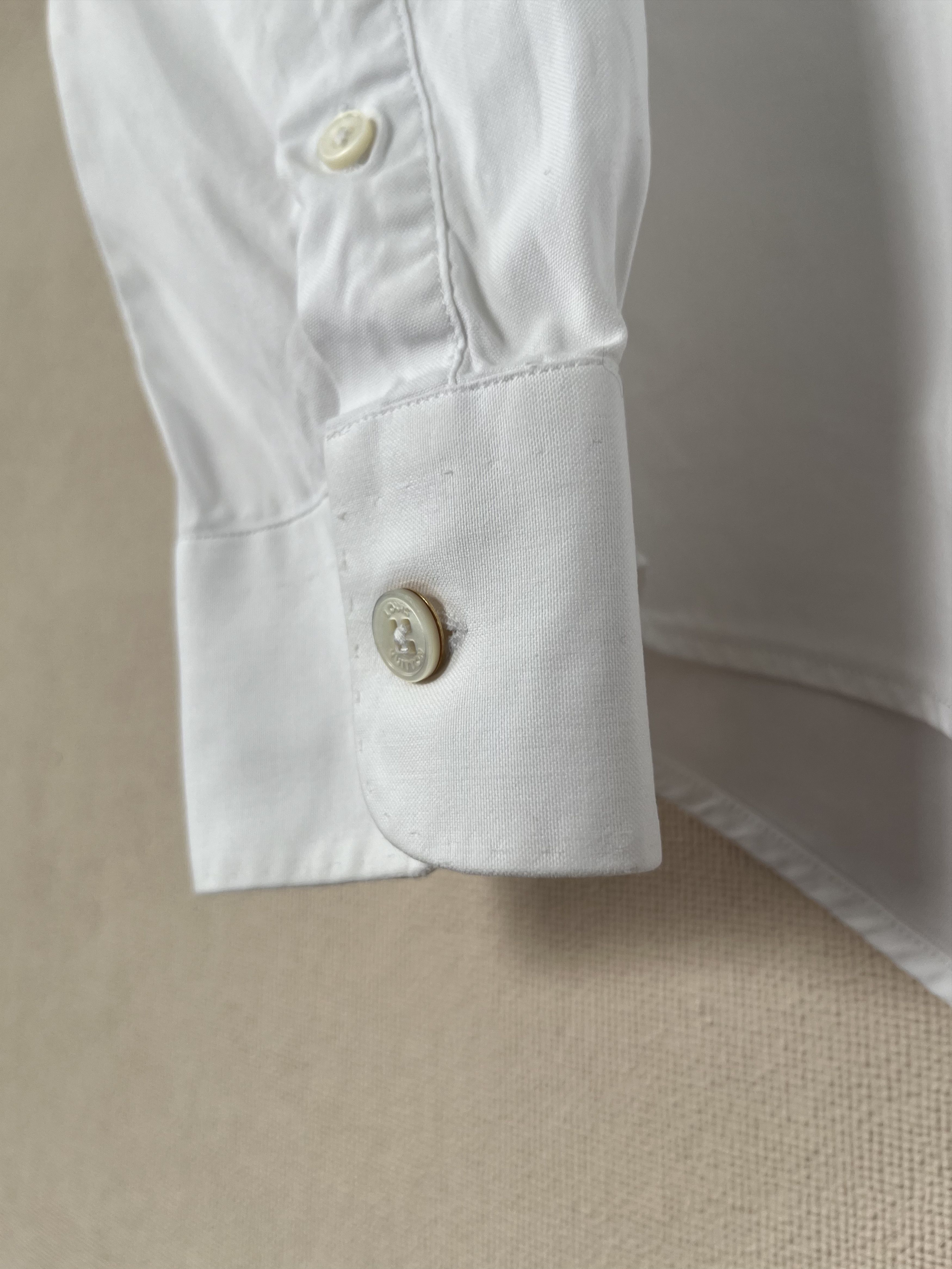 Louis Vuitton Louis Vuitton Paris Classic Long Sleeve White Dress Shirt Size US M / EU 48-50 / 2 - 3 Thumbnail