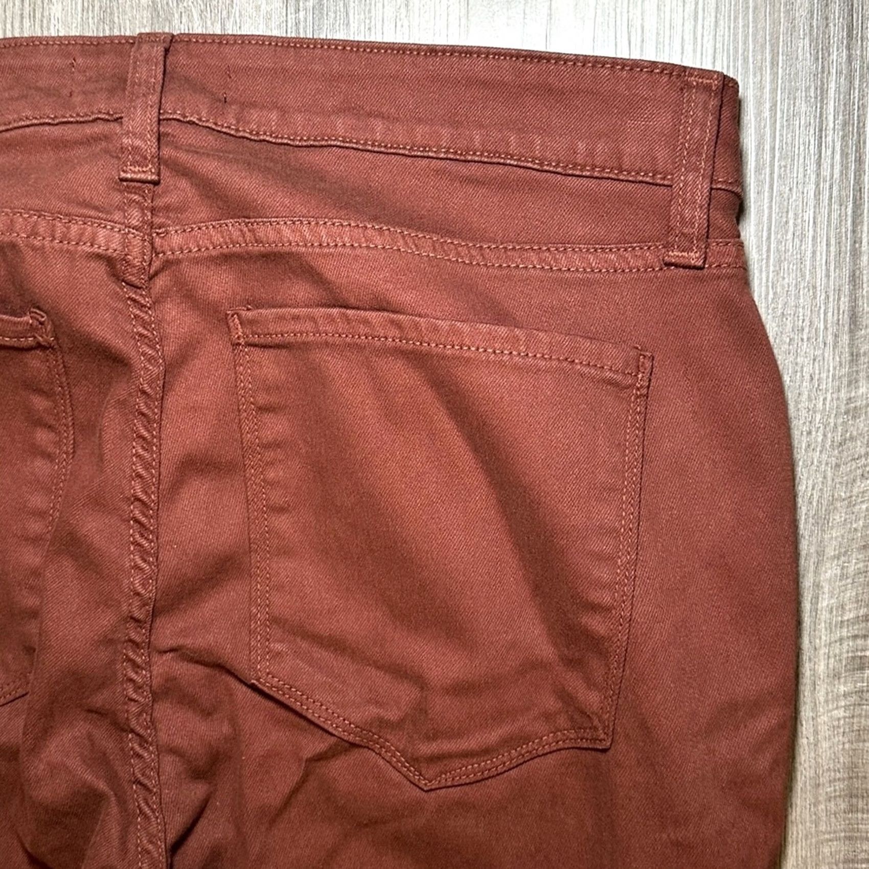 MONFRERE Monfrere Japanese Denim Stretch Jeans 34 Regular Men Rust Brown 28 41 34 Size US 34 / EU 50 - 5 Thumbnail