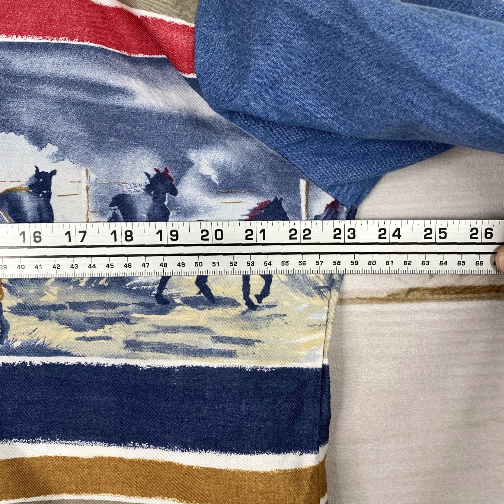 Roper VINTAGE Roper Shirt Womens XL Geometric Twill 100% Cotton Button-Up Western Cowboy Horse USA Made Size XL / US 12-14 / IT 48-50 - 7 Thumbnail