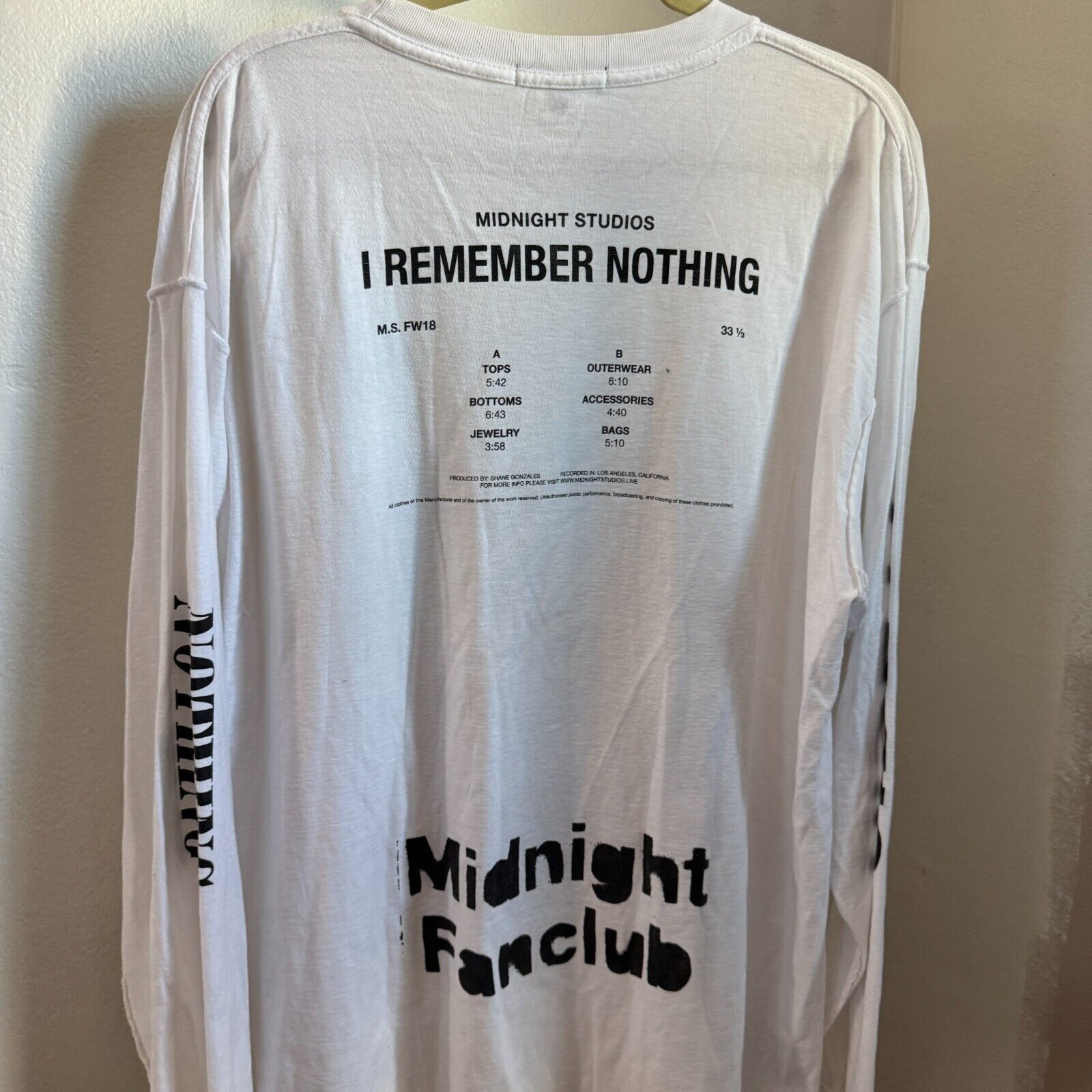 Midnight Studios Midnight Studios Joy Division Ian Curtis Nothing T-Shirt Size US M / EU 48-50 / 2 - 8 Thumbnail