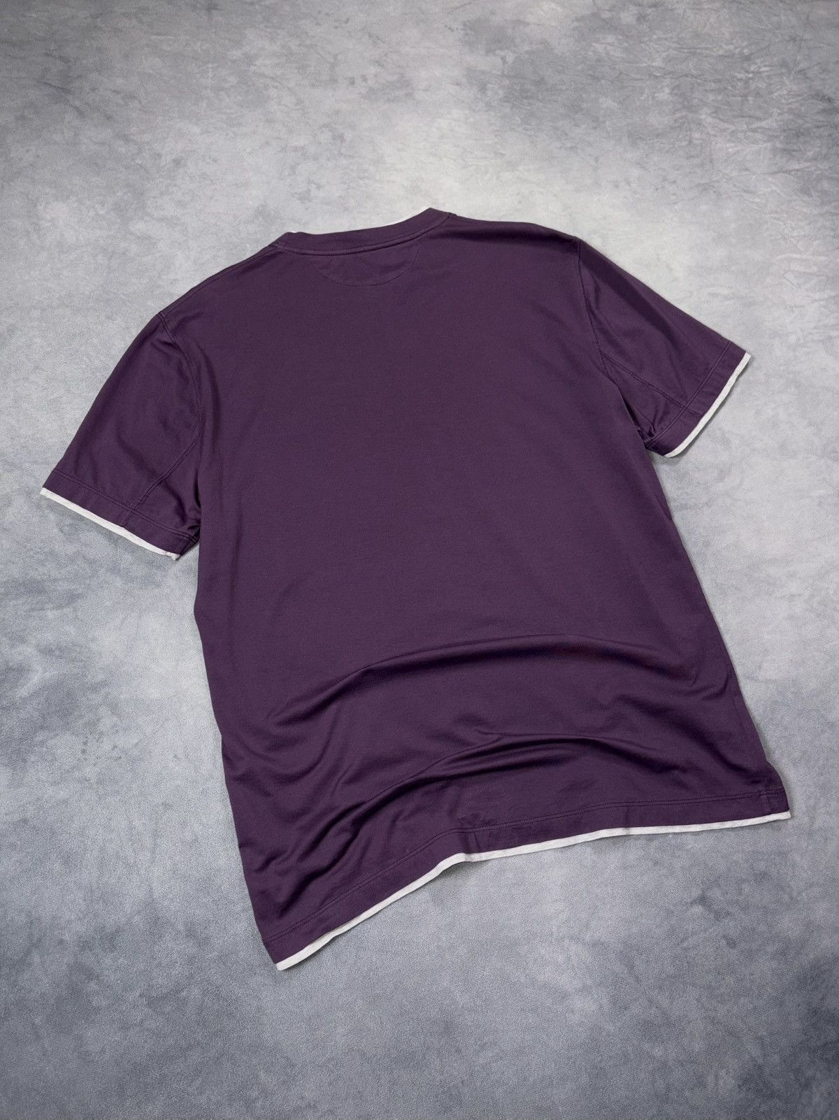 Brunello Cucinelli BRUNELLO CUCINELLI VINTAGE LUXURY LAYERED T SHIRT Size US XL / EU 56 / 4 - 6 Thumbnail