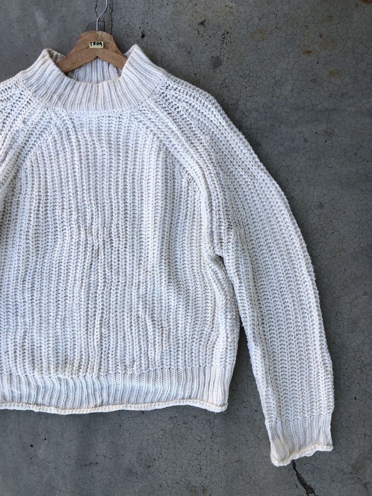 Aran Isles Knitwear × Designer Vintage Knitsweater Pullover/Jumper Nice Design Size US L / EU 52-54 / 3 - 2 Thumbnail