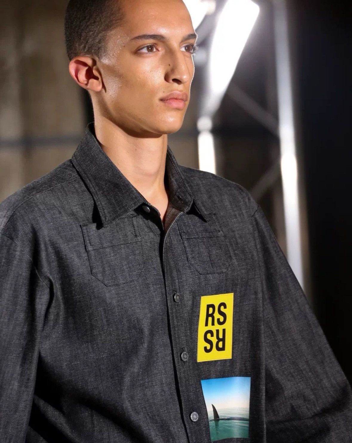 Raf Simons RAF SIMONS 15SS Denim Shirt 2412-Nextarrow Size US S / EU 44-46 / 1 - 8 Thumbnail