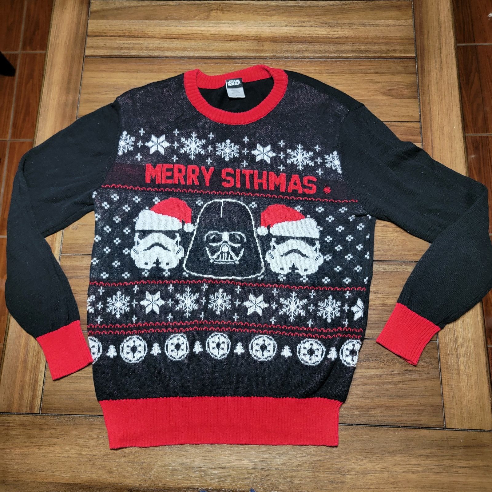 Star Wars Star Wars Christmas Knit Sweater "Merry Sithmas" -Size Large Size US L / EU 52-54 / 3 - 1 Thumbnail