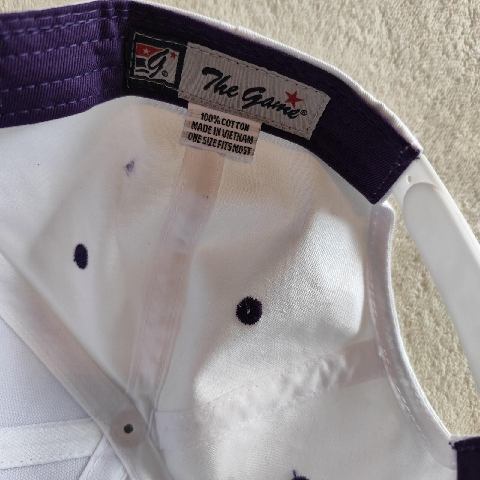 The Game The Game White LSU Tigers 5-Panel Trucker Adjustable Hat Size ONE SIZE - 9 Thumbnail