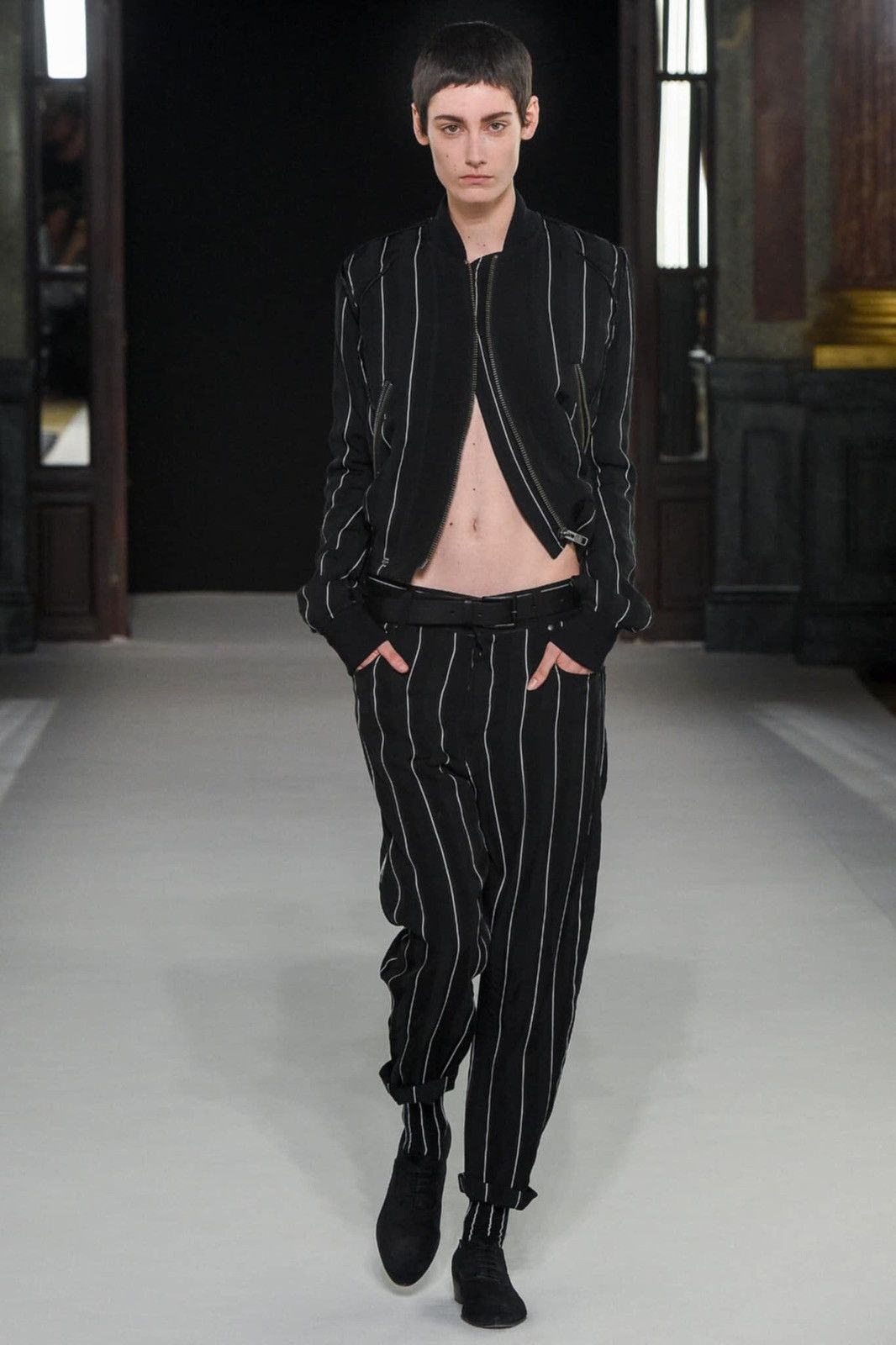 Haider Ackermann SS18 Haider Ackerman Striped Trousers Size 33" - 2 Thumbnail