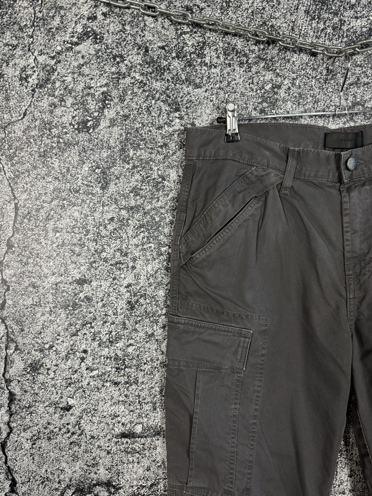 J Brand J Brand Cargo Pants Vintage Y2K Streetwear Gray Size 34 Size US 34 / EU 50 - 3 Thumbnail