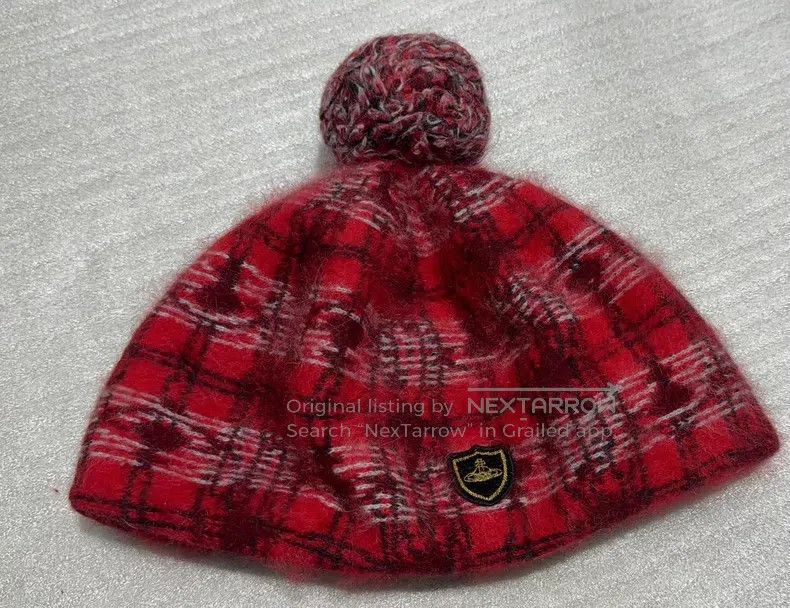 Vivienne Westwood Vivienne Westwood Vintage Red Velvet Beret with Bells Size ONE SIZE - 6 Thumbnail