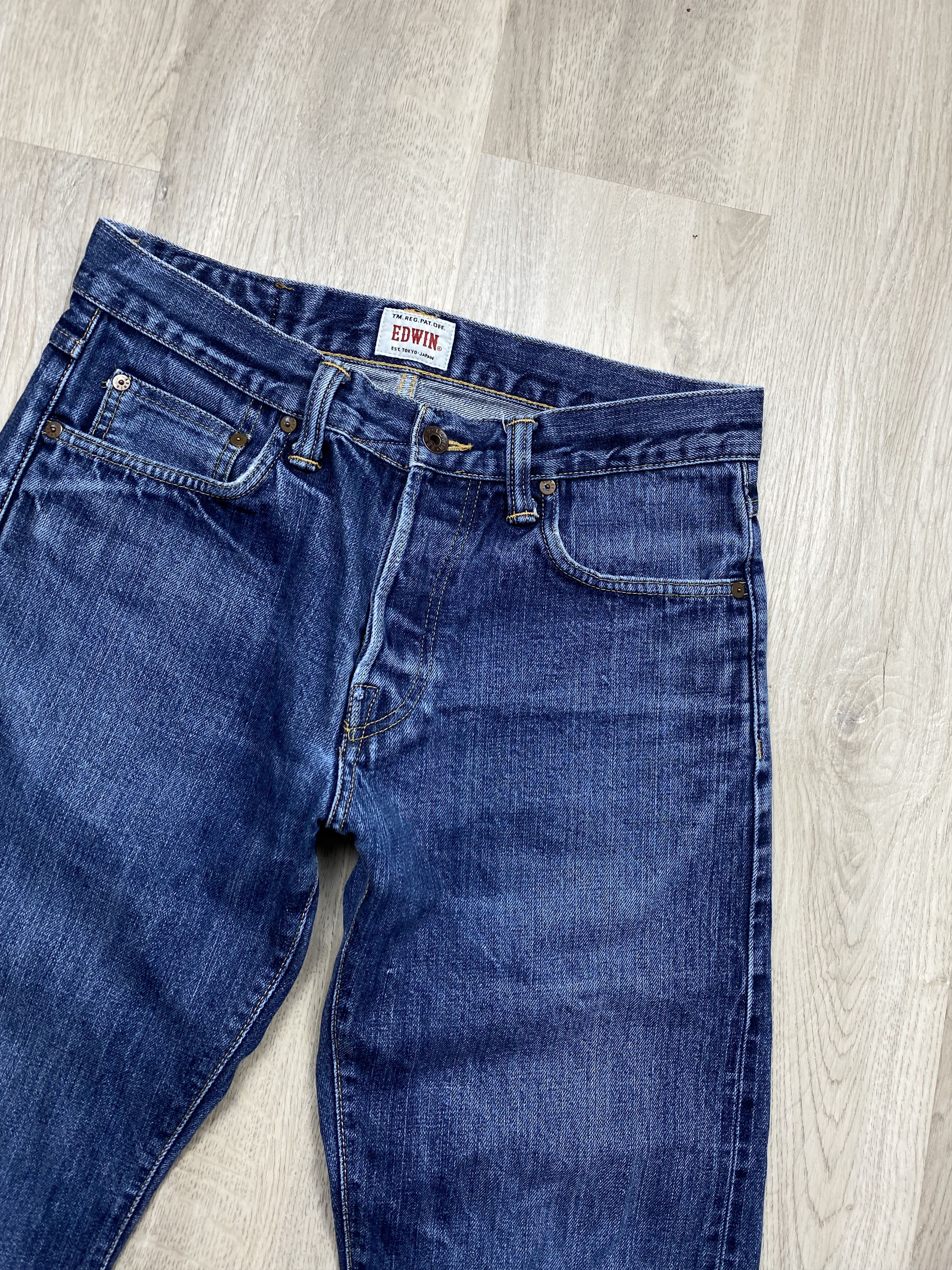 Edwin Edwin Vintage Salvage Denim Pants Mens Jeans Size US 30 / EU 46 - 2 Thumbnail