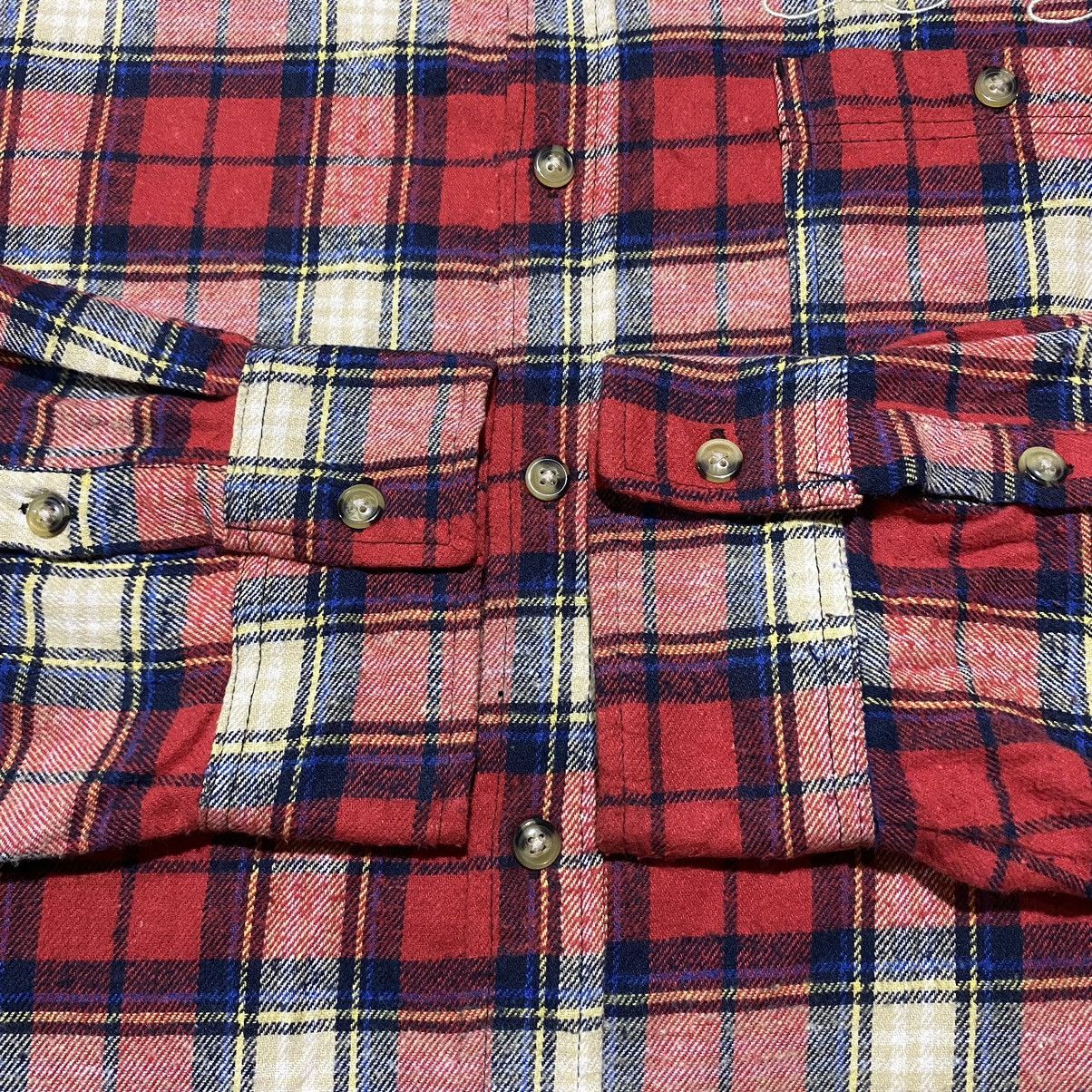 Ed Hardy Ed Hardy Embroidered Flannel Shirt Button Ups Size US XXL / EU 58 / 5 - 5 Thumbnail