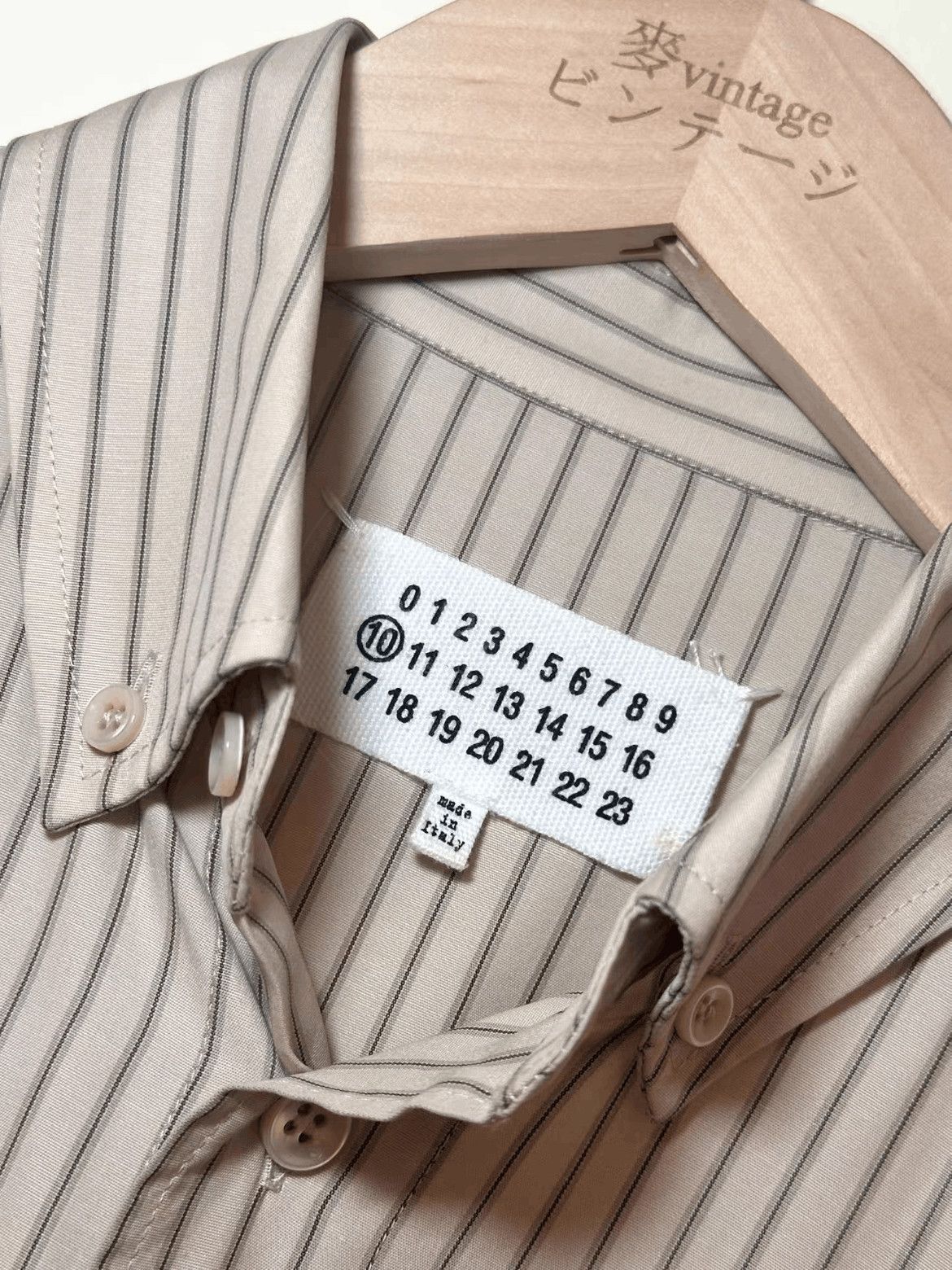 Maison Margiela Sz 39 Maison Margiela 17AW Stripe Joint Shirt-2508 Size US M / EU 48-50 / 2 - 4 Thumbnail