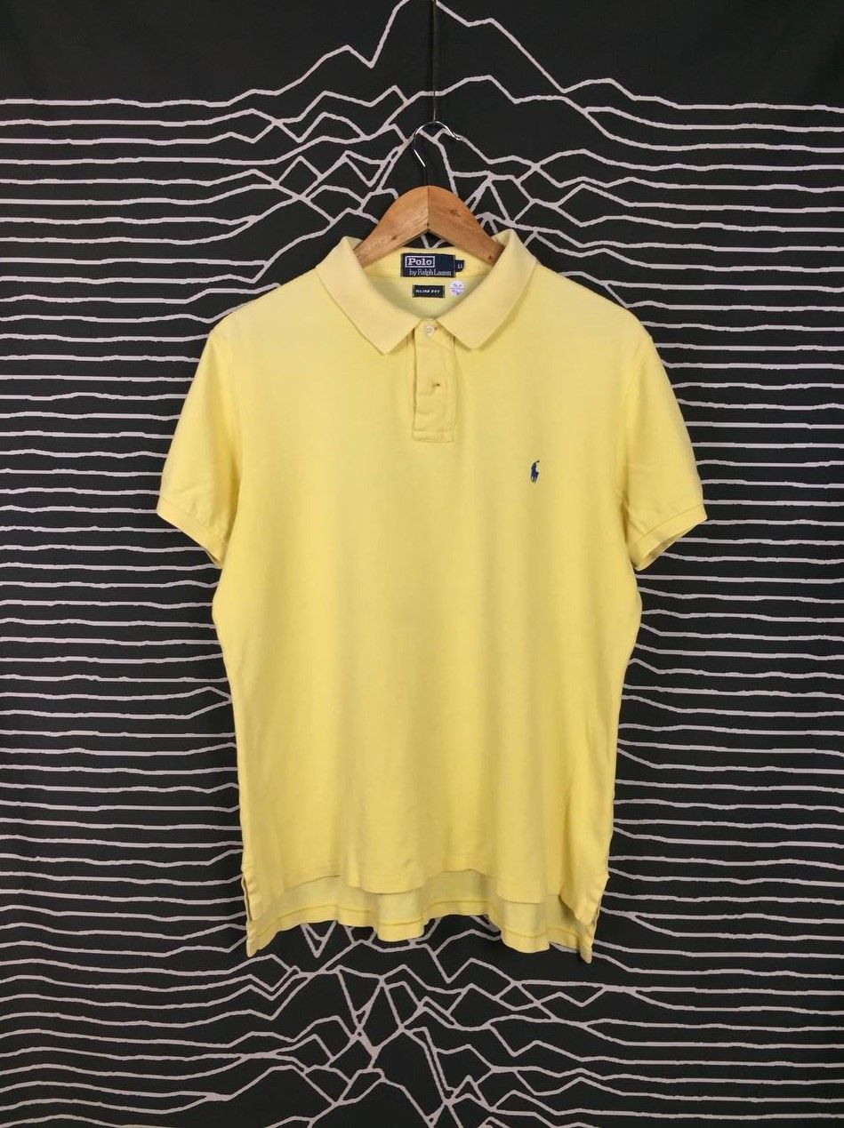 Polo Ralph Lauren × Vintage Vtg Polo Ralph Lauren Small Pony Slim Fit Polo Tee Size US XL / EU 56 / 4 - 1 Thumbnail