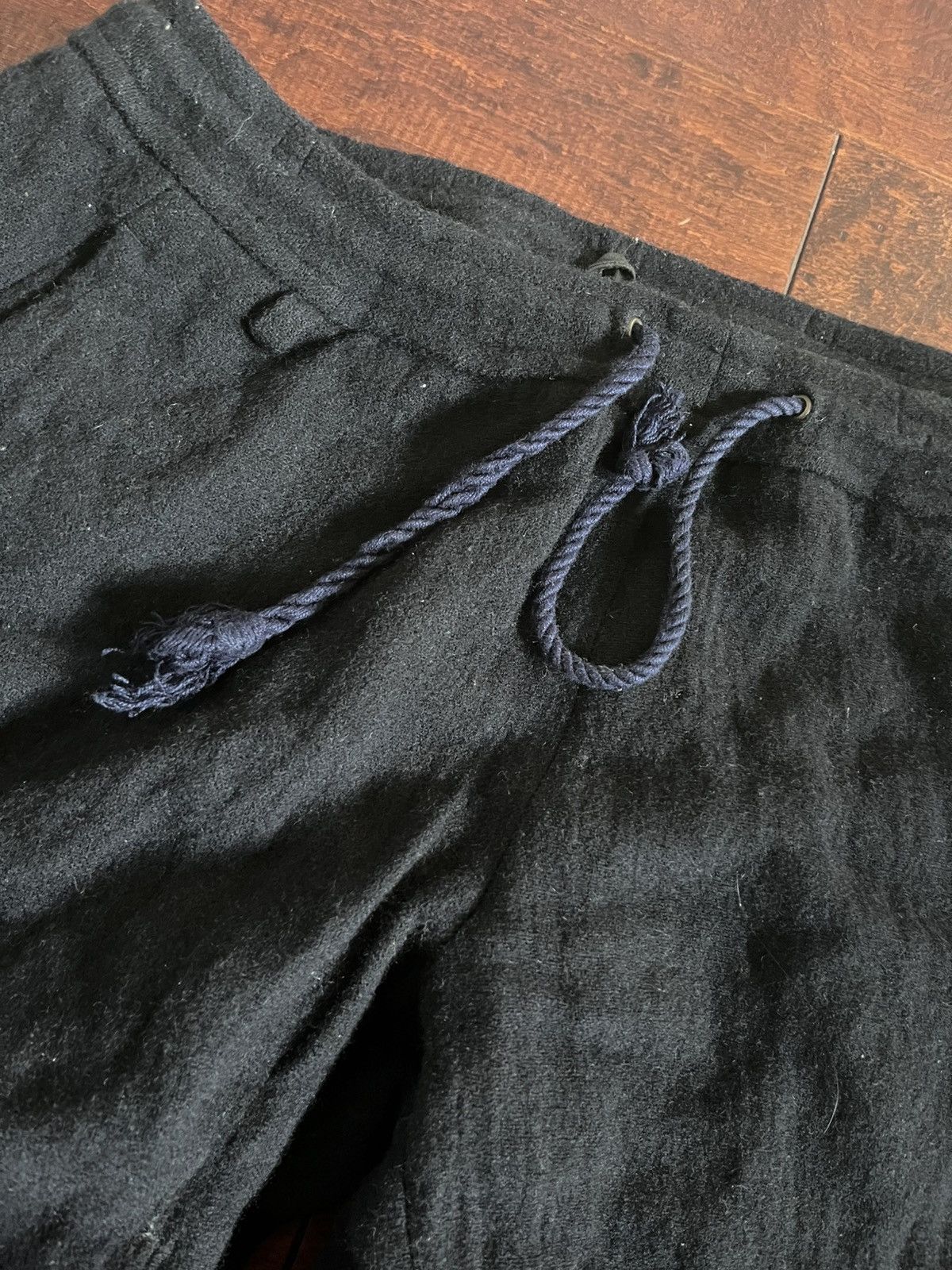 Number (N)ine 1998 Blue Tag Wool Pants Size US 28 / EU 44 - 2 Thumbnail
