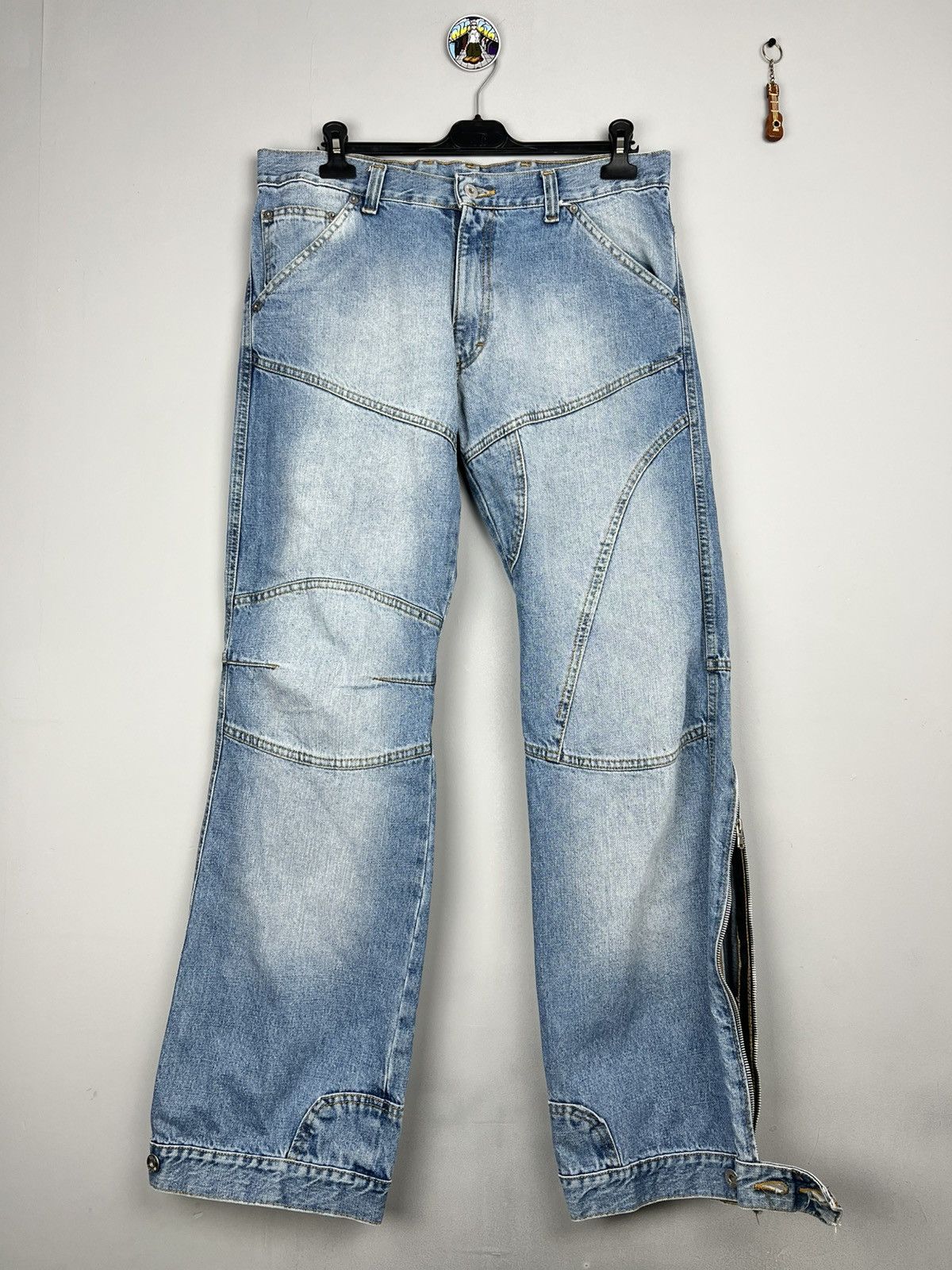 Morris Morris Jeans Denim Pants Asymmetrical Armani Dolce Gabbana Size US 33 - 11 Thumbnail