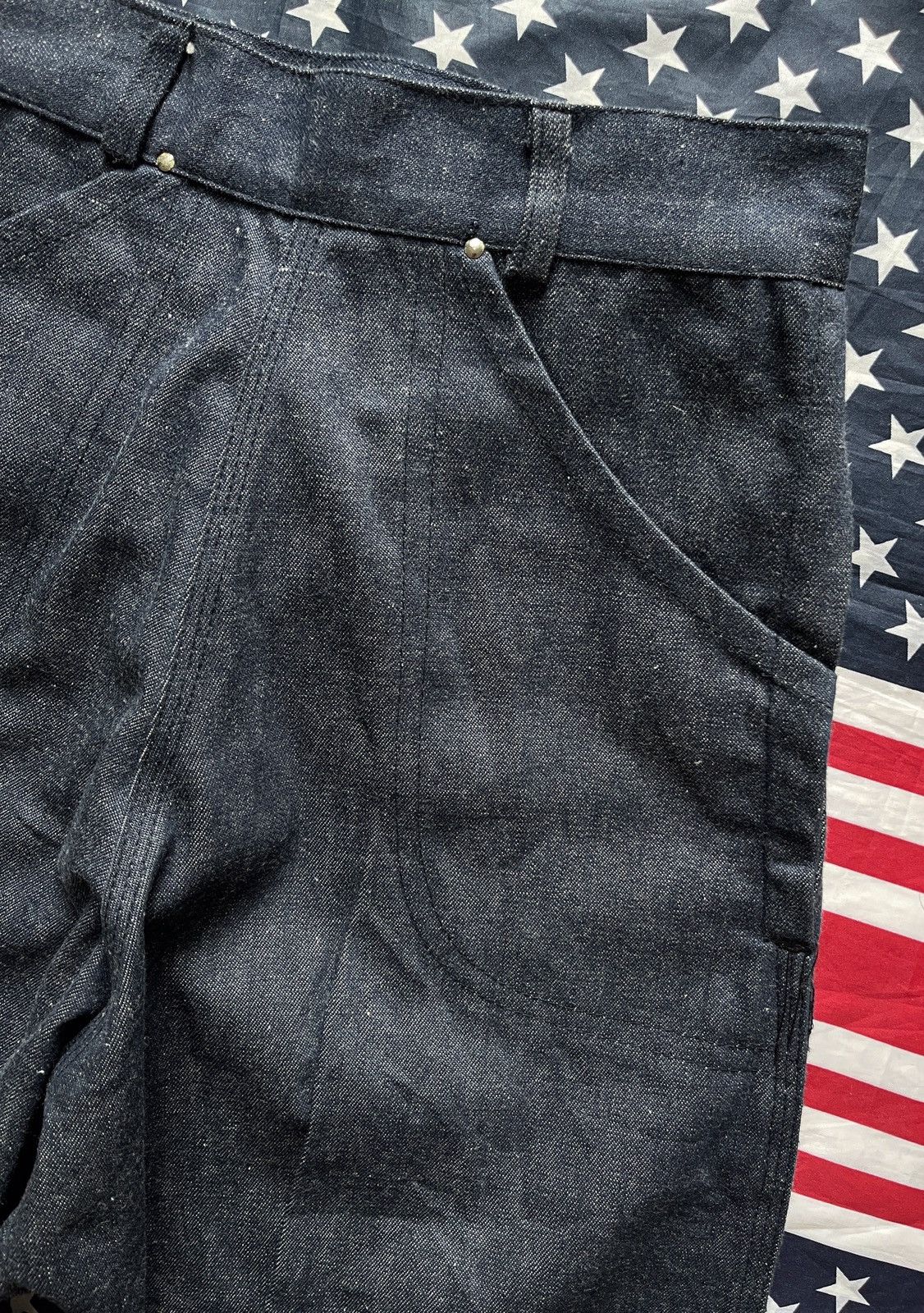 Vintage Vintage 1950s Denim Pant Size 24" / US 00 / IT 34 - 3 Thumbnail