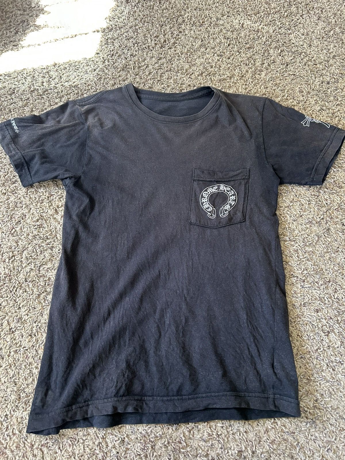 Chrome Hearts Vintage Chrome Hearts Cemetery Pocket Tee Size US S / EU 44-46 / 1 - 2 Thumbnail