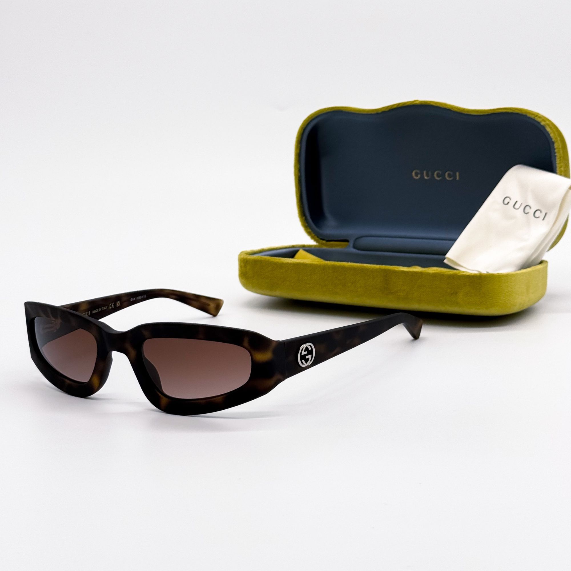Gucci NEW GUCCI GG1787S 002 WOMEN HAVANA BROWN SUNGLASSES GUCCI Size ONE SIZE - 2 Thumbnail